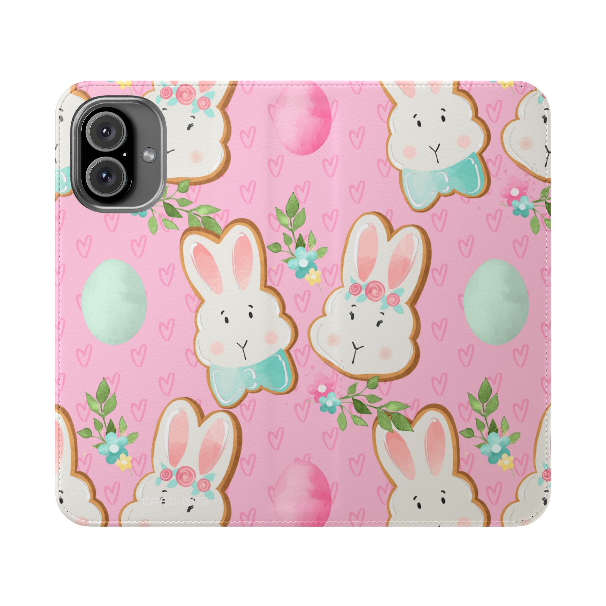 Blushing Bunny Bloom - iPhone 16 Plus Case - Wallet