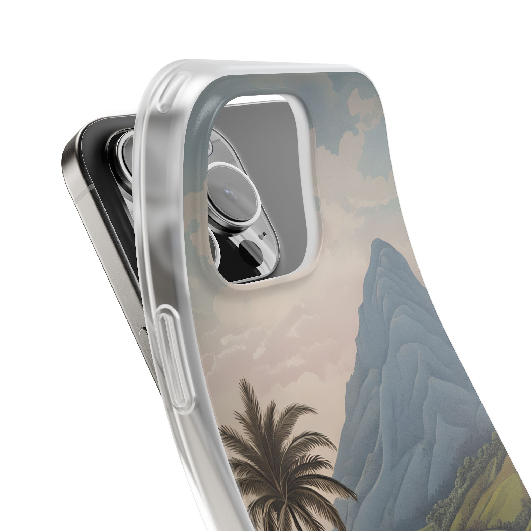 Azure Mountain Vista · Soft Custodia per iPhone