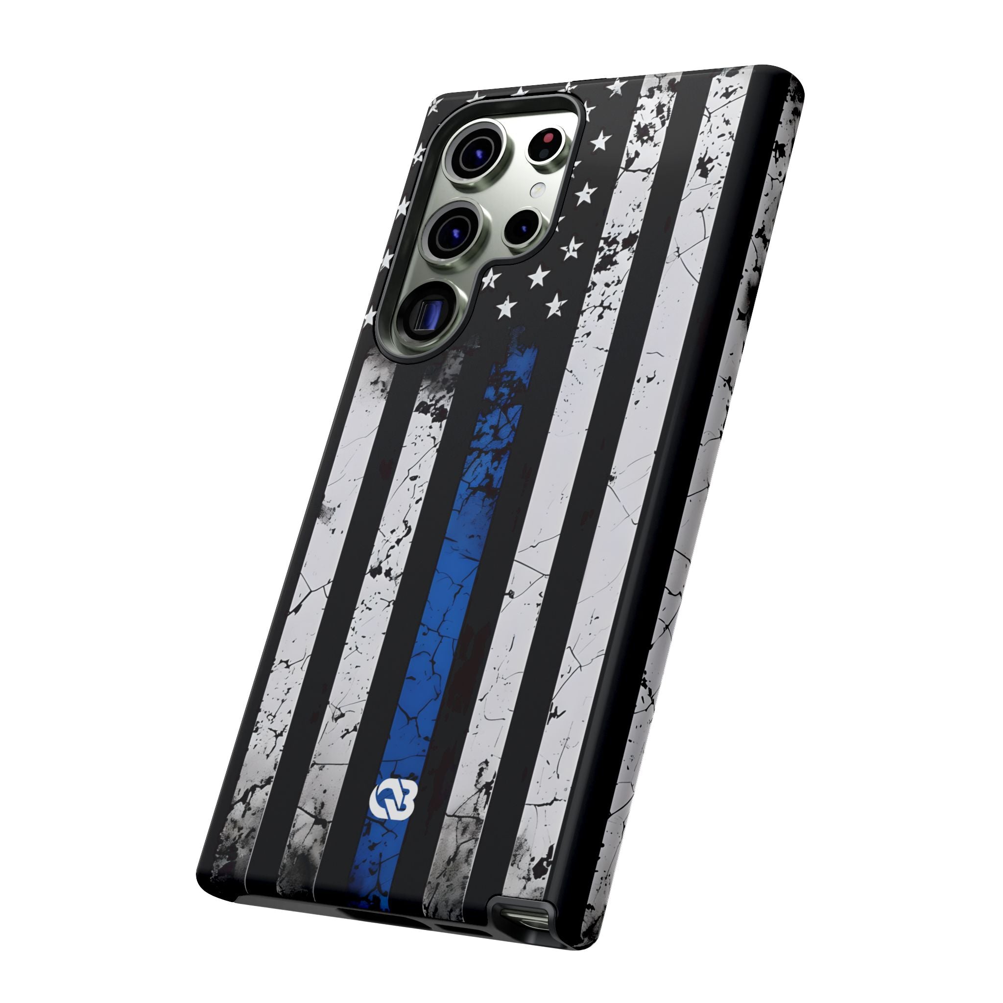 Gritty Cobalt Flag · Tough Handyhülle für Samsung