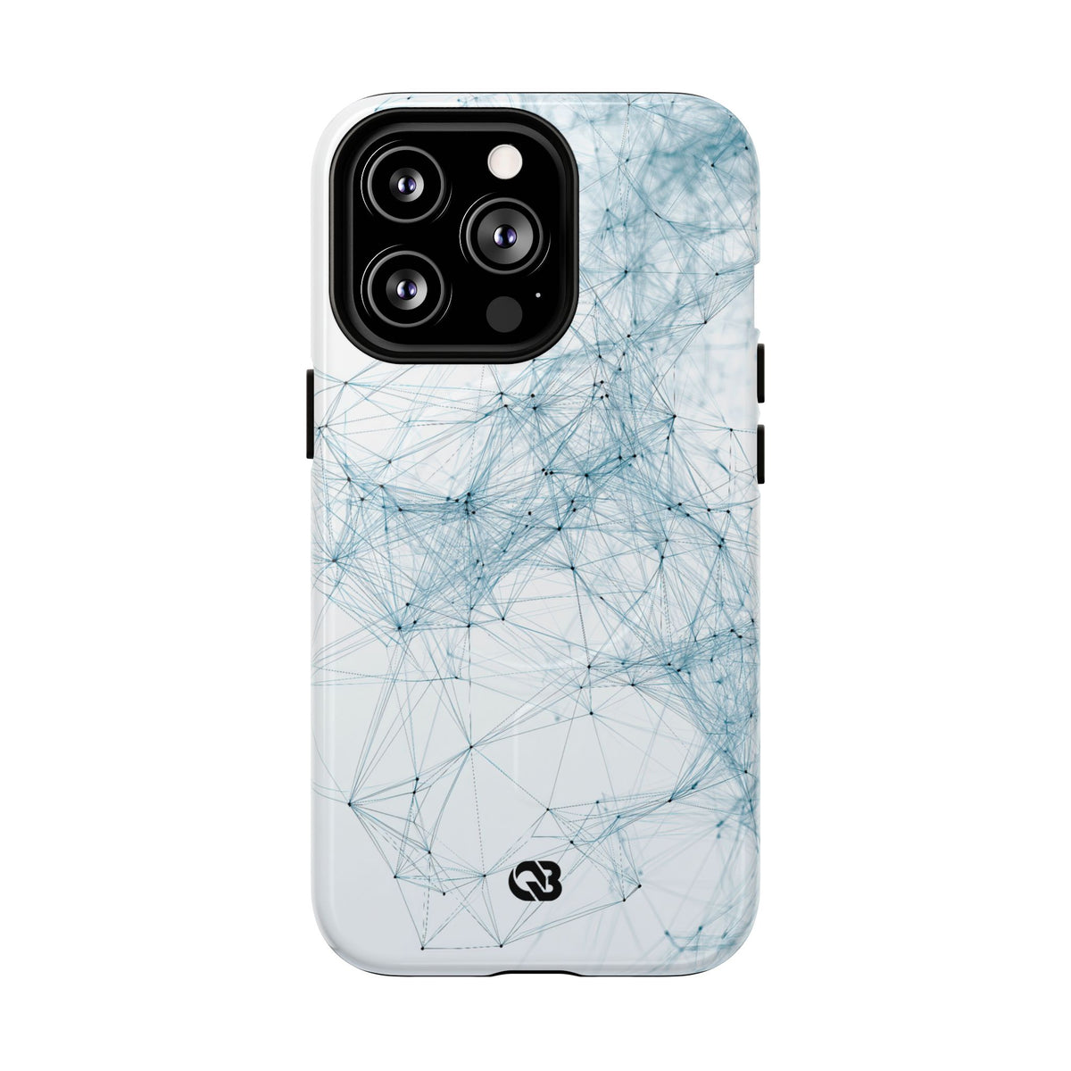 Neural Lattice · Tough 2.0 Magnetic Phone Case for iPhone · White
