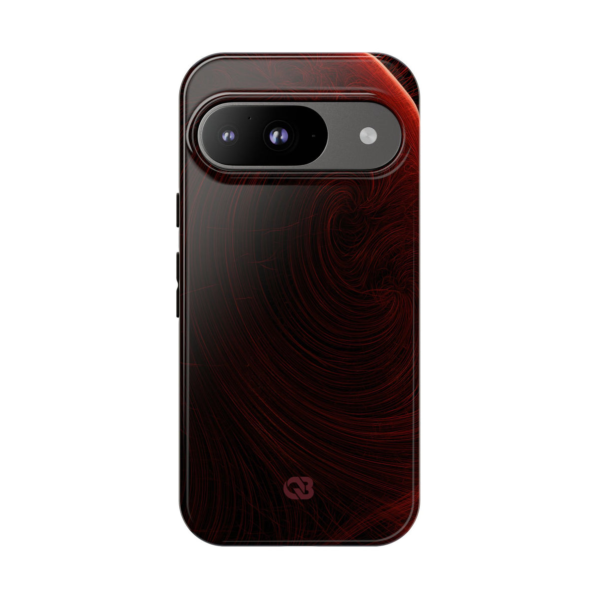 Red Tough Phone Case for Google Pixel - Crimson Flare Flux