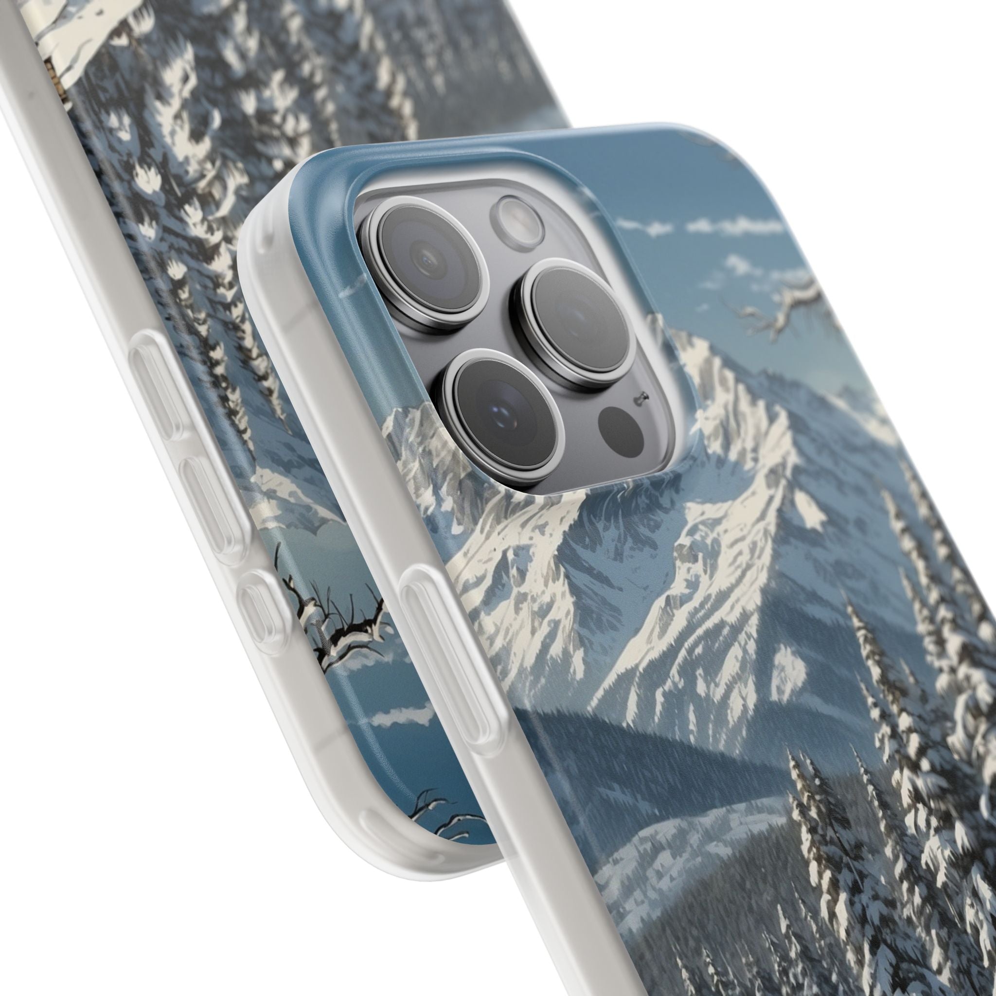 Frozen Ridge Valley · Soft Phone Case for iPhone