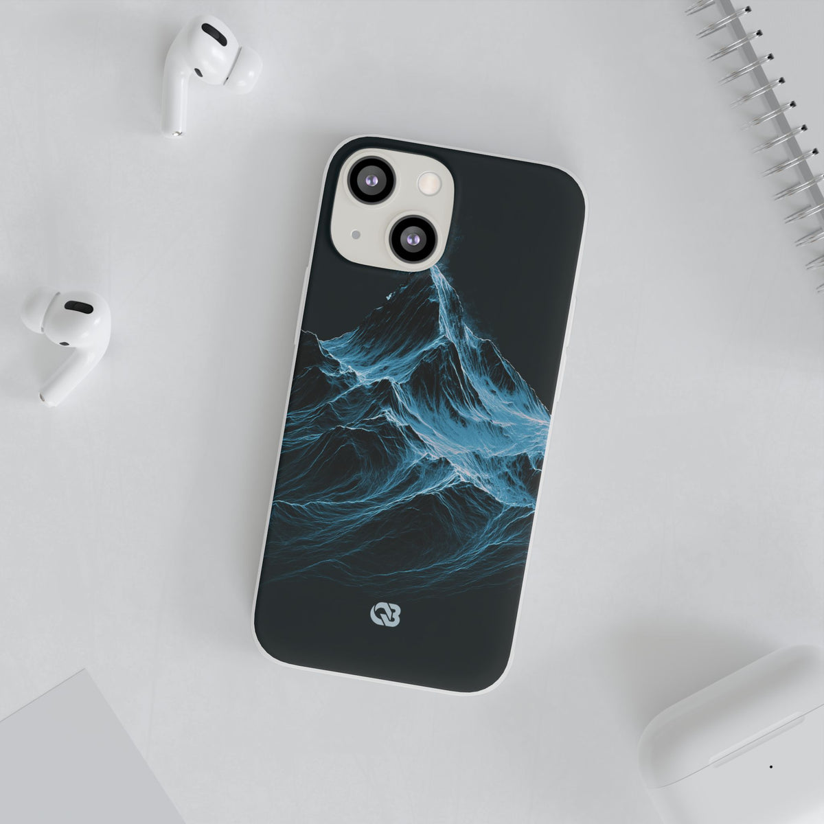 Nordic Frost Peak · Lite Phone Case for iPhone · Blue