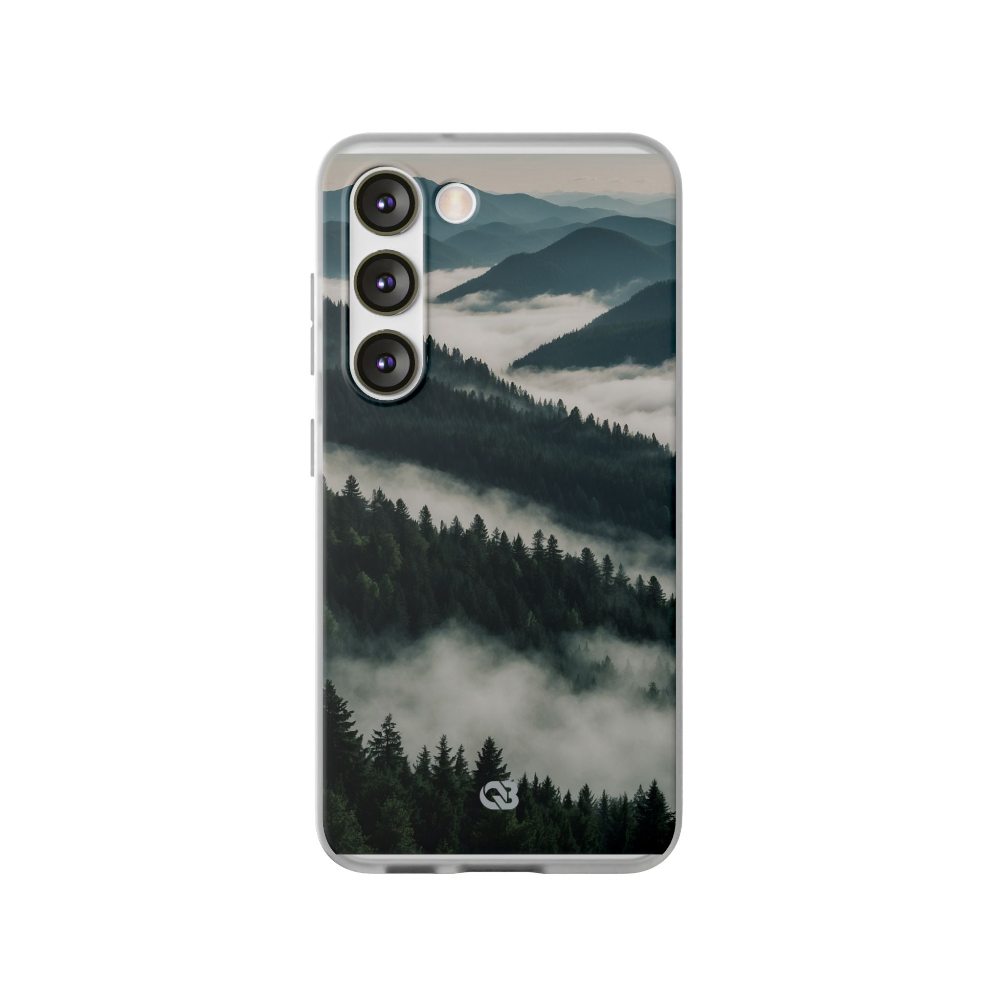 Misty Pine Peaks · Soft Phone Case for Samsung