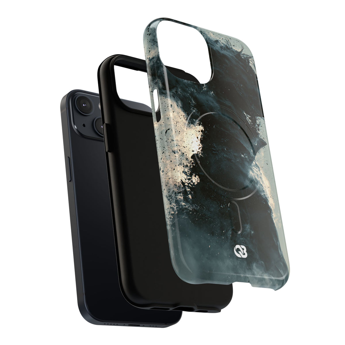 Ashen Dissolution · Tough 2.0 Magnetic Phone Case for iPhone · Black