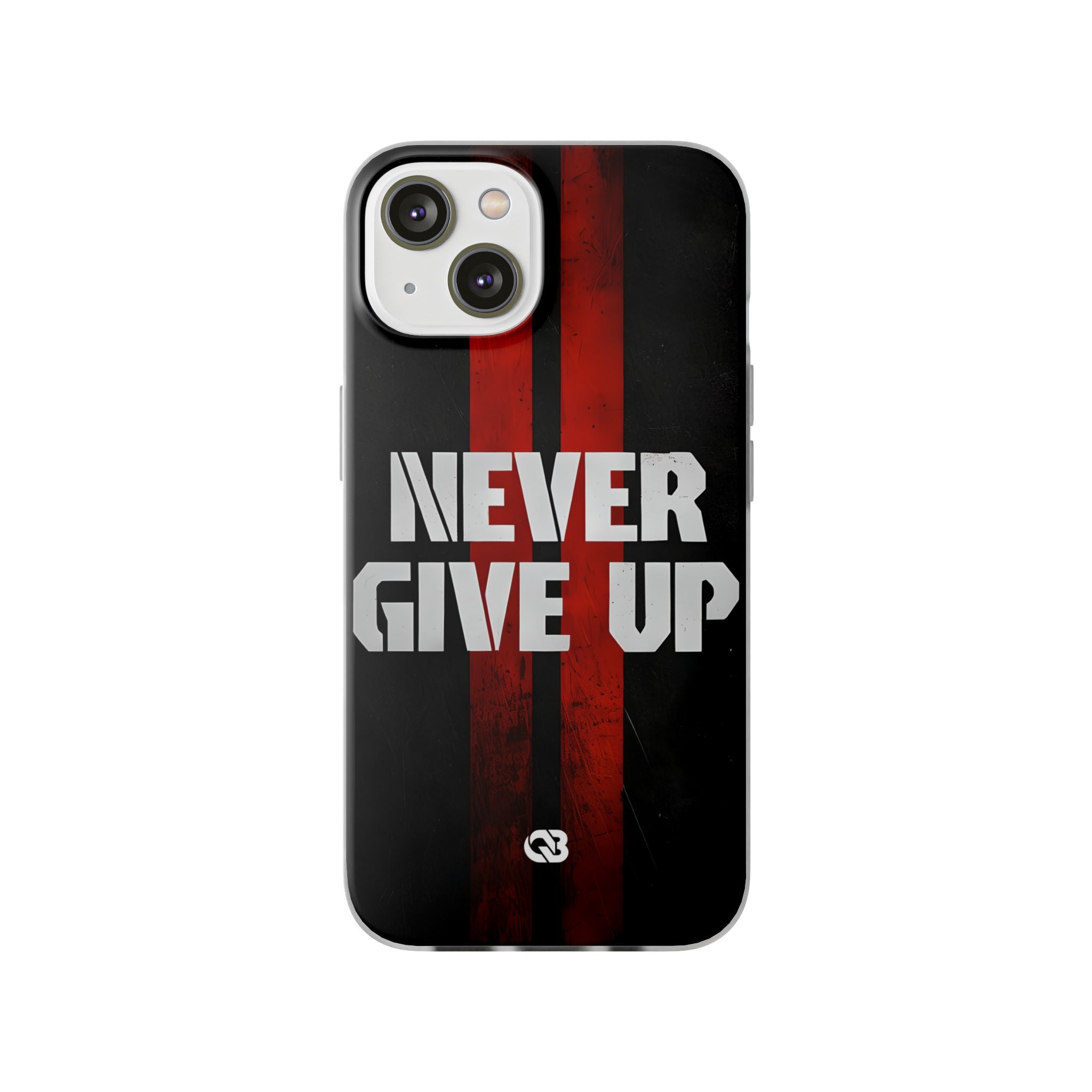 Crimson Grit Resolve · Soft Phone Case for iPhone