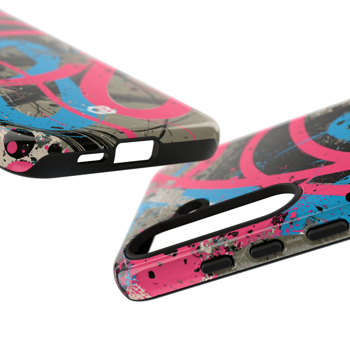 Cyber Splatter Flow · Tough Phone Case for Samsung · Pink