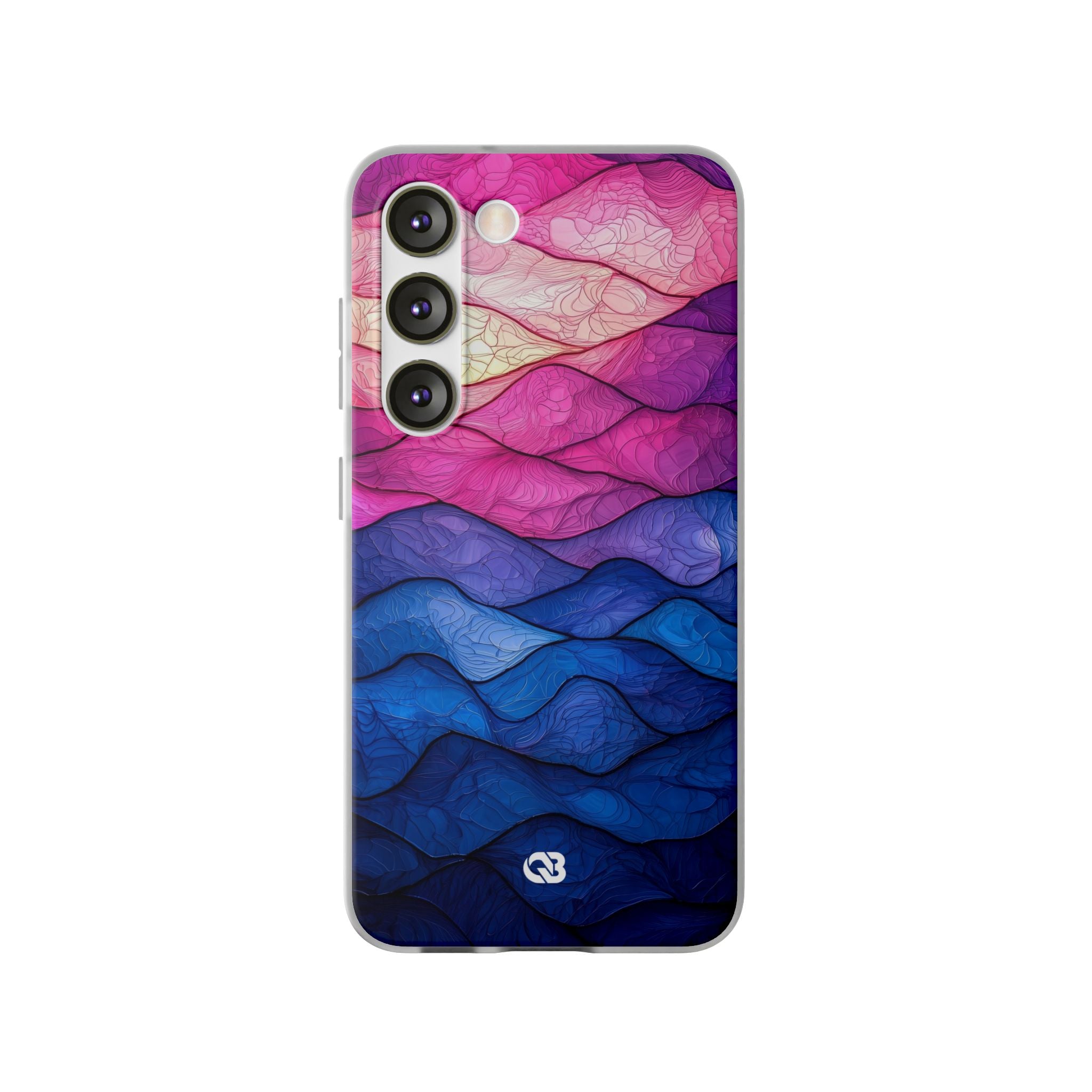 Electric Ridge Flow · Soft Phone Case for Samsung