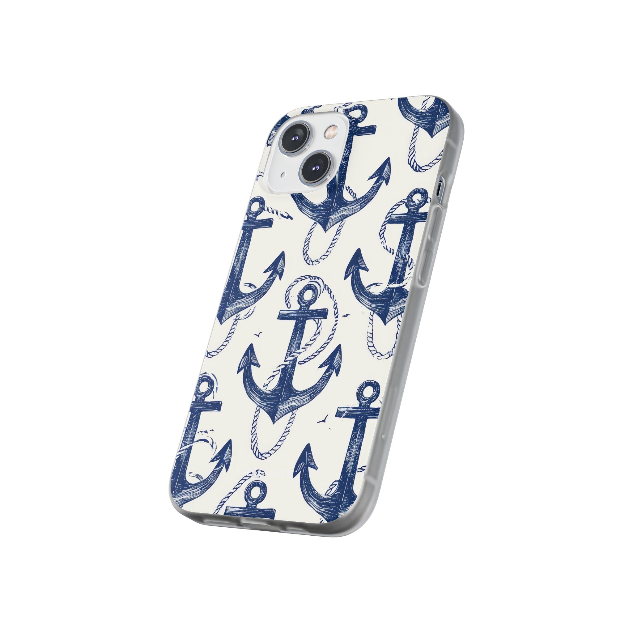 Marineanker Loop iPhone 14 Cover - Blød