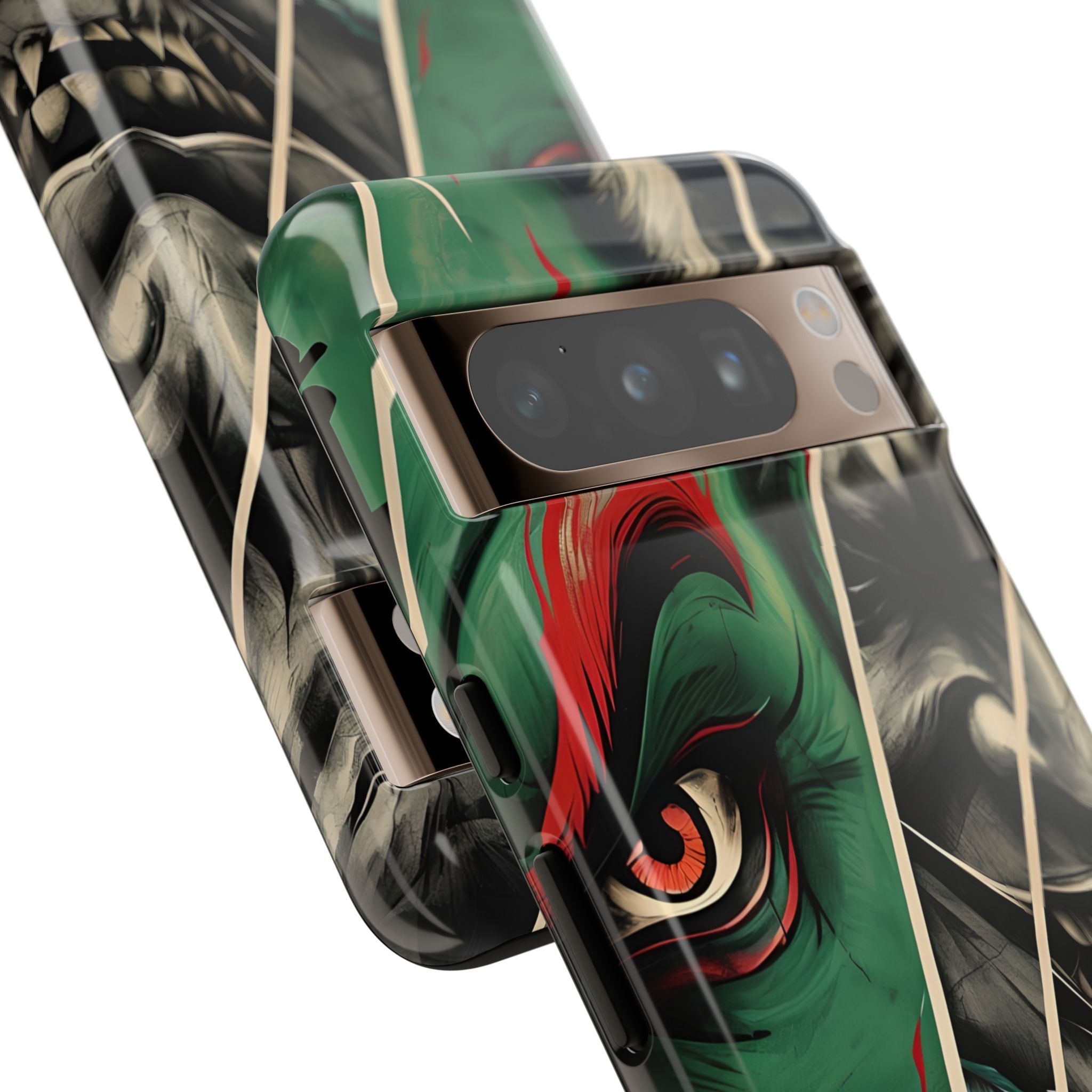 Emerald Oni Grin · Tough Handyhülle für Google Pixel