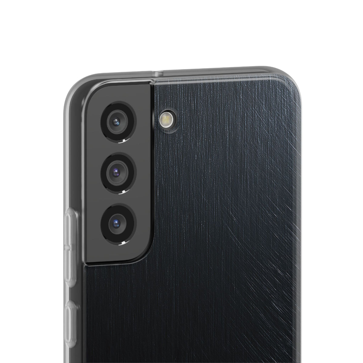 Brushed Obsidian Steel · Lite Phone Case for Samsung · Black