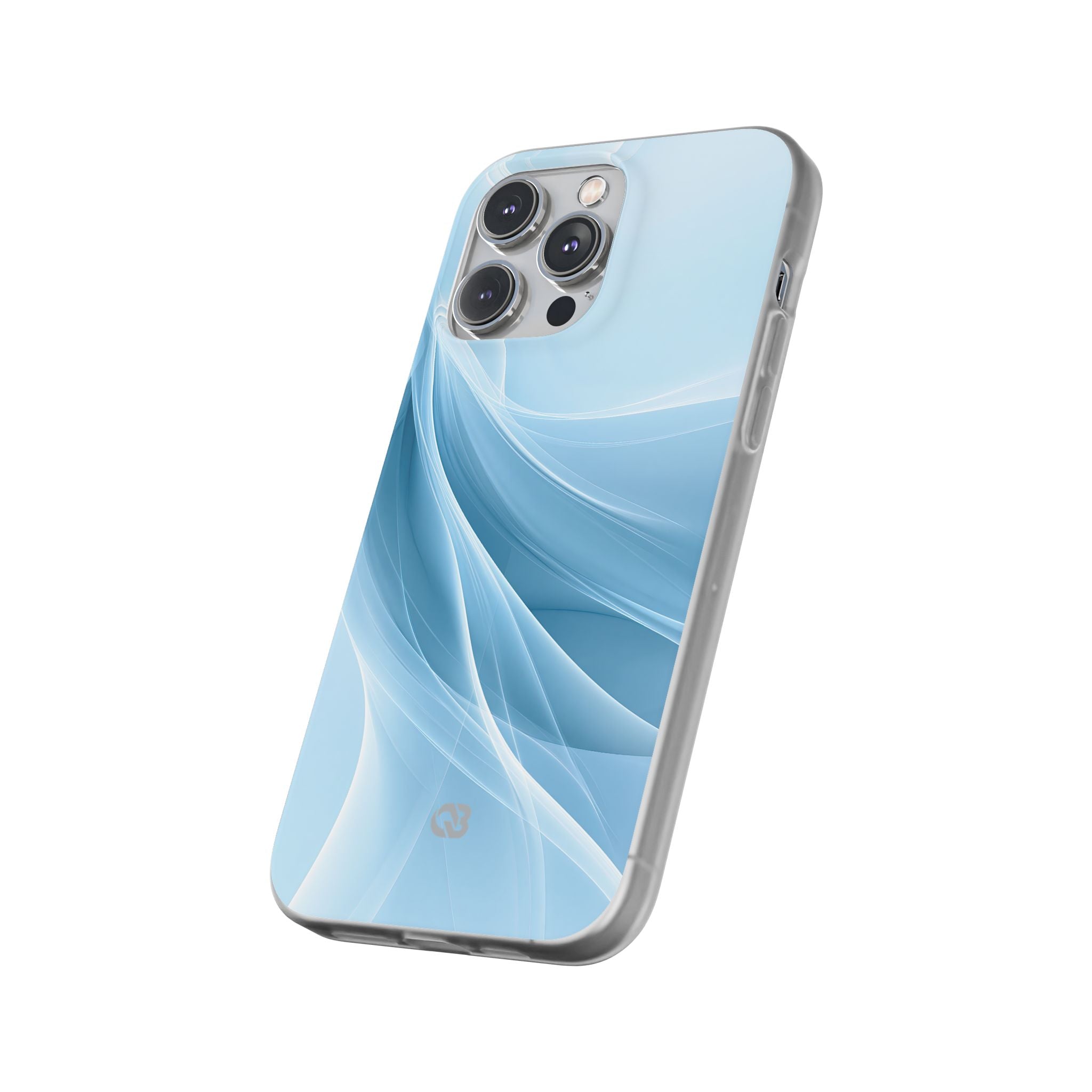 Blue Lite Phone Case for iPhone - Arctic Silk Drift