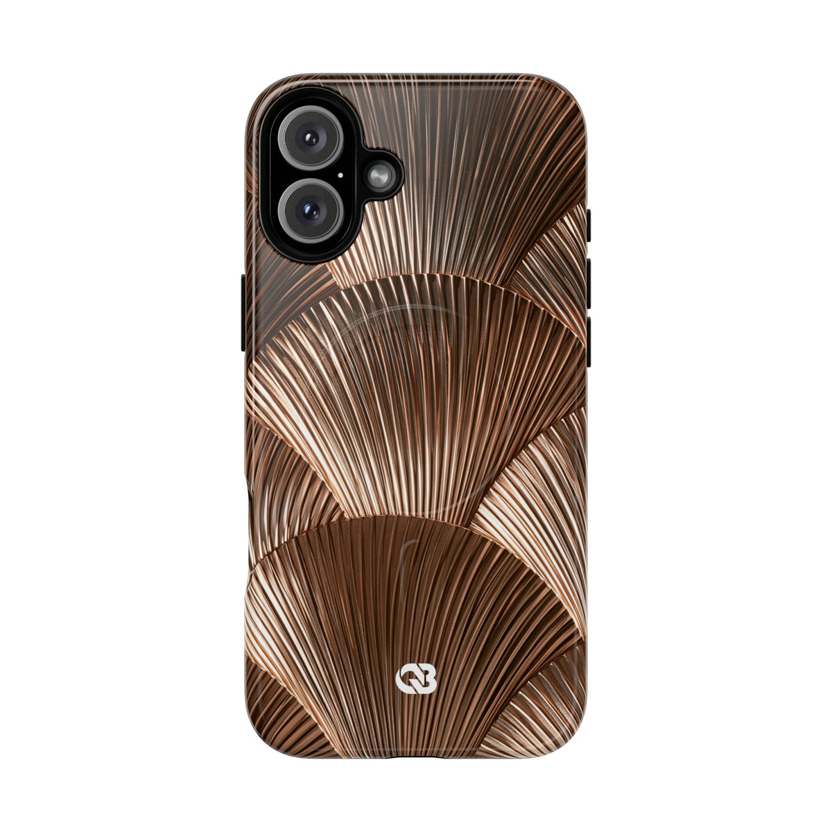 Rose Gilded Fan · Tough 2.0 Magnetic Phone Case for iPhone · Gold