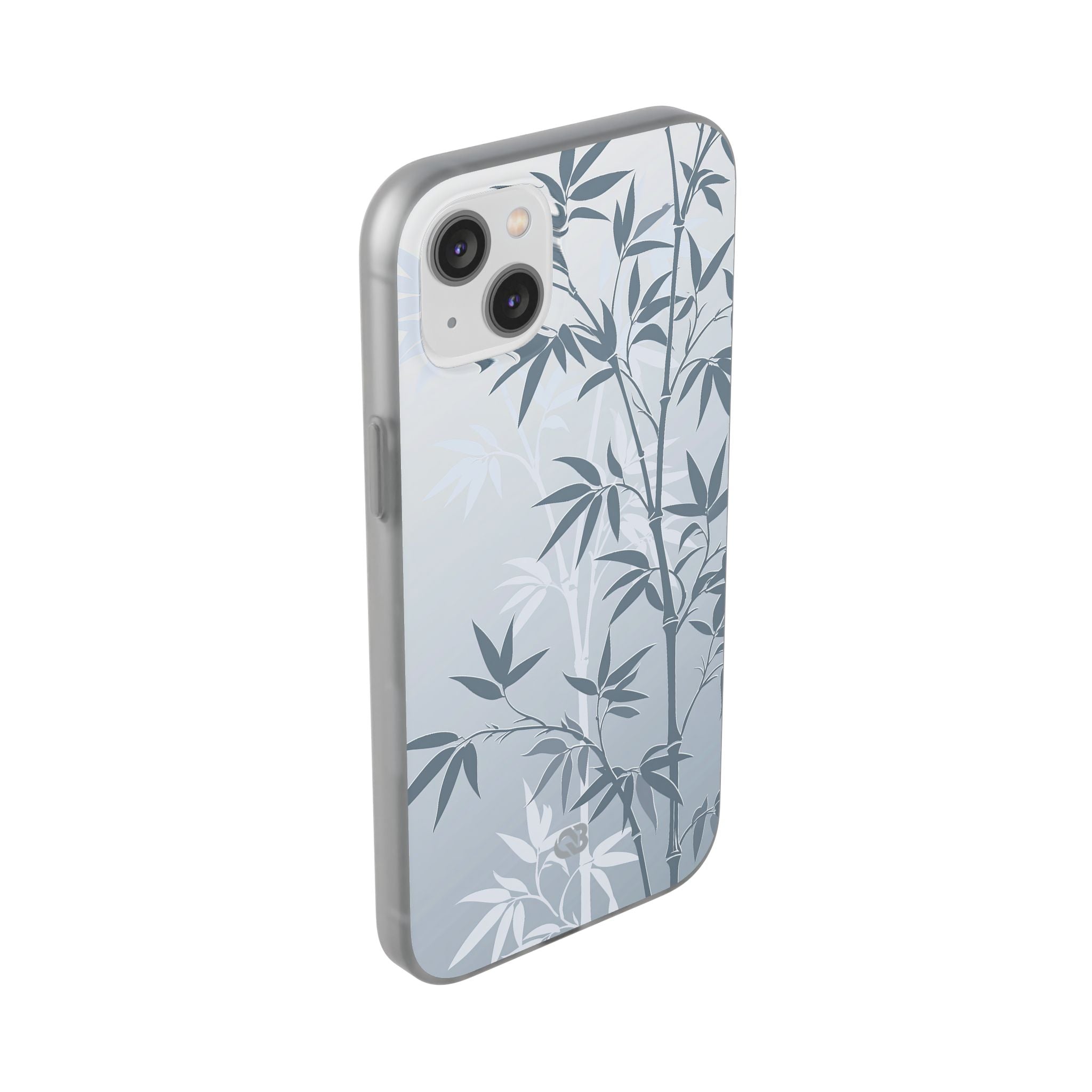 Blue Lite Phone Case for iPhone - Slate Bamboo Shadow