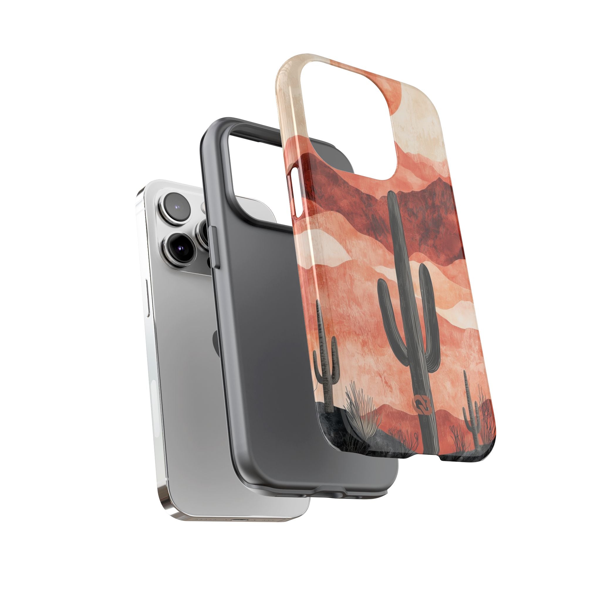 Terracotta Desert Sun · Tough Phone Case for iPhone
