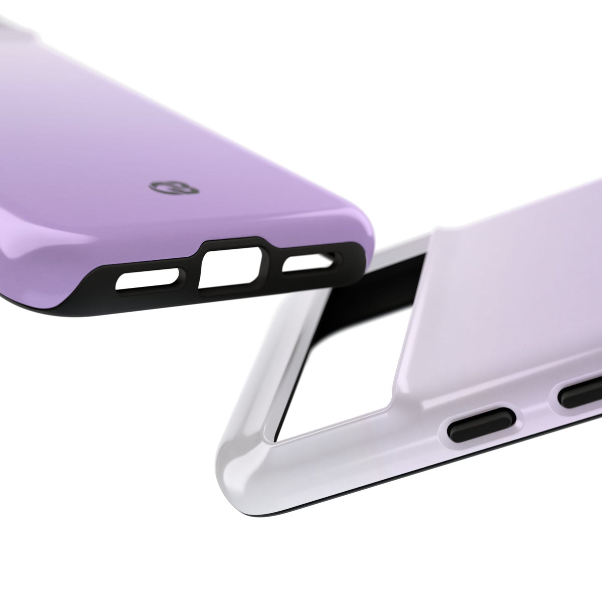 Purple Tough Phone Case for Google Pixel - Frosted Lavender Fade