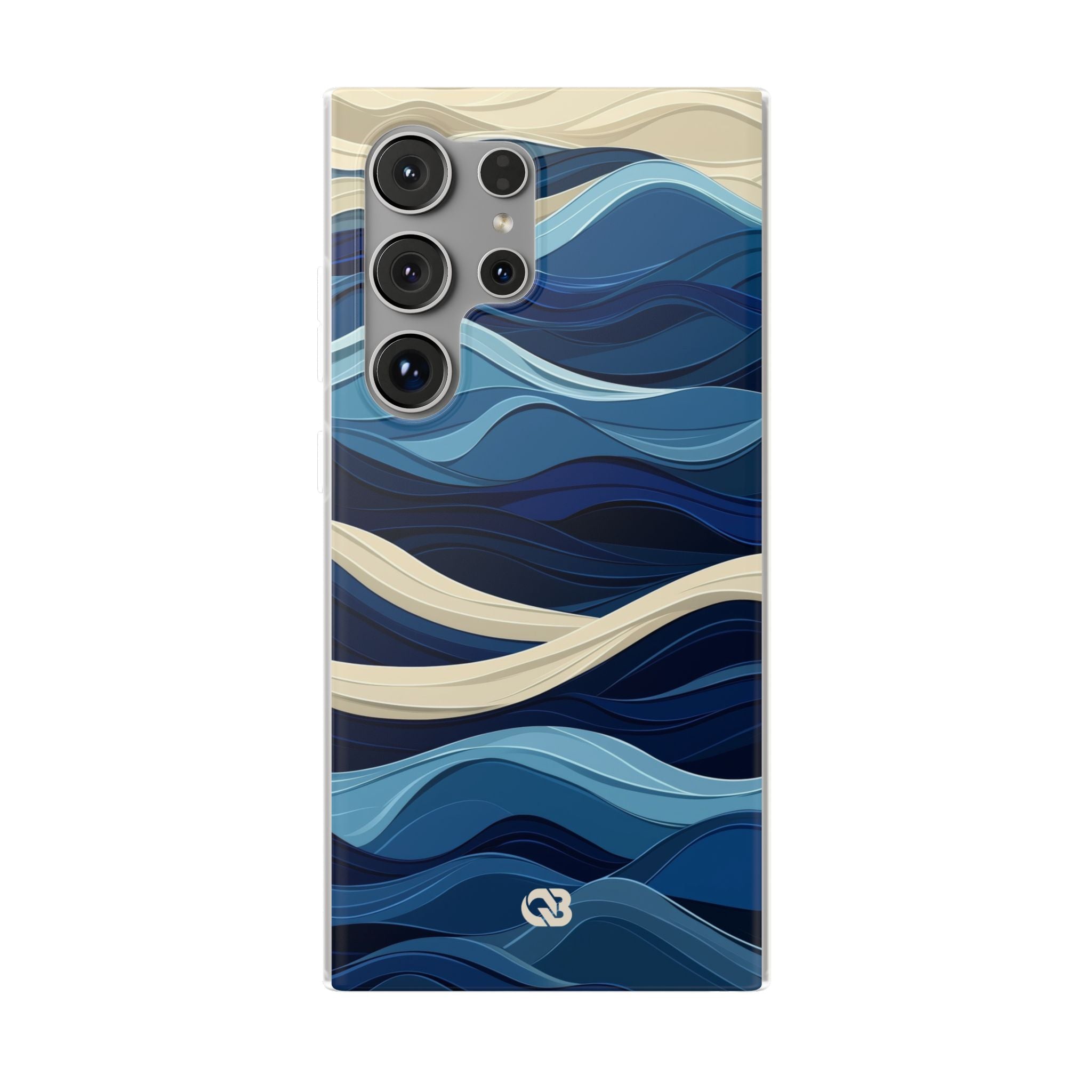 Cobalt Coast Layers · Soft Custodia per Samsung