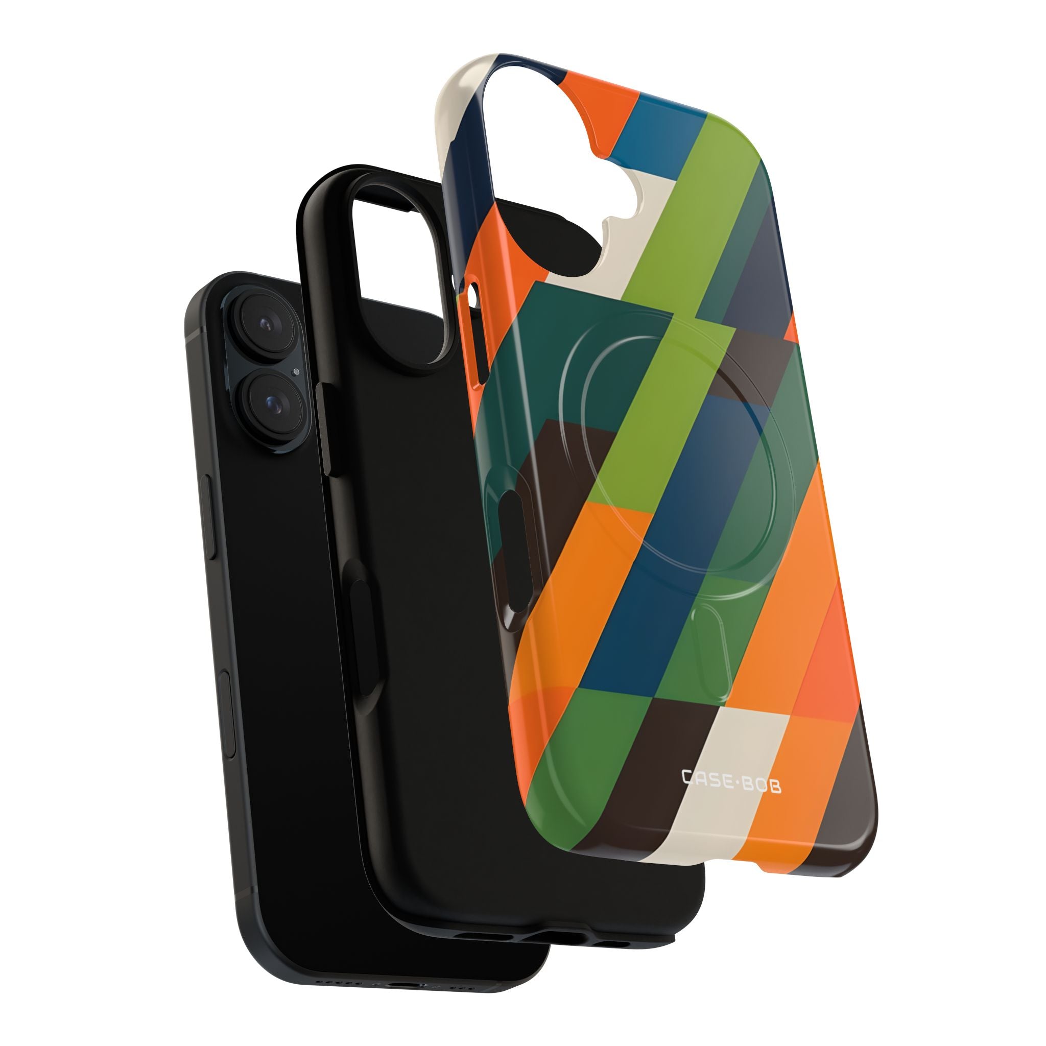 Diagonale Vlam iPhone 16 Cover - Tough+