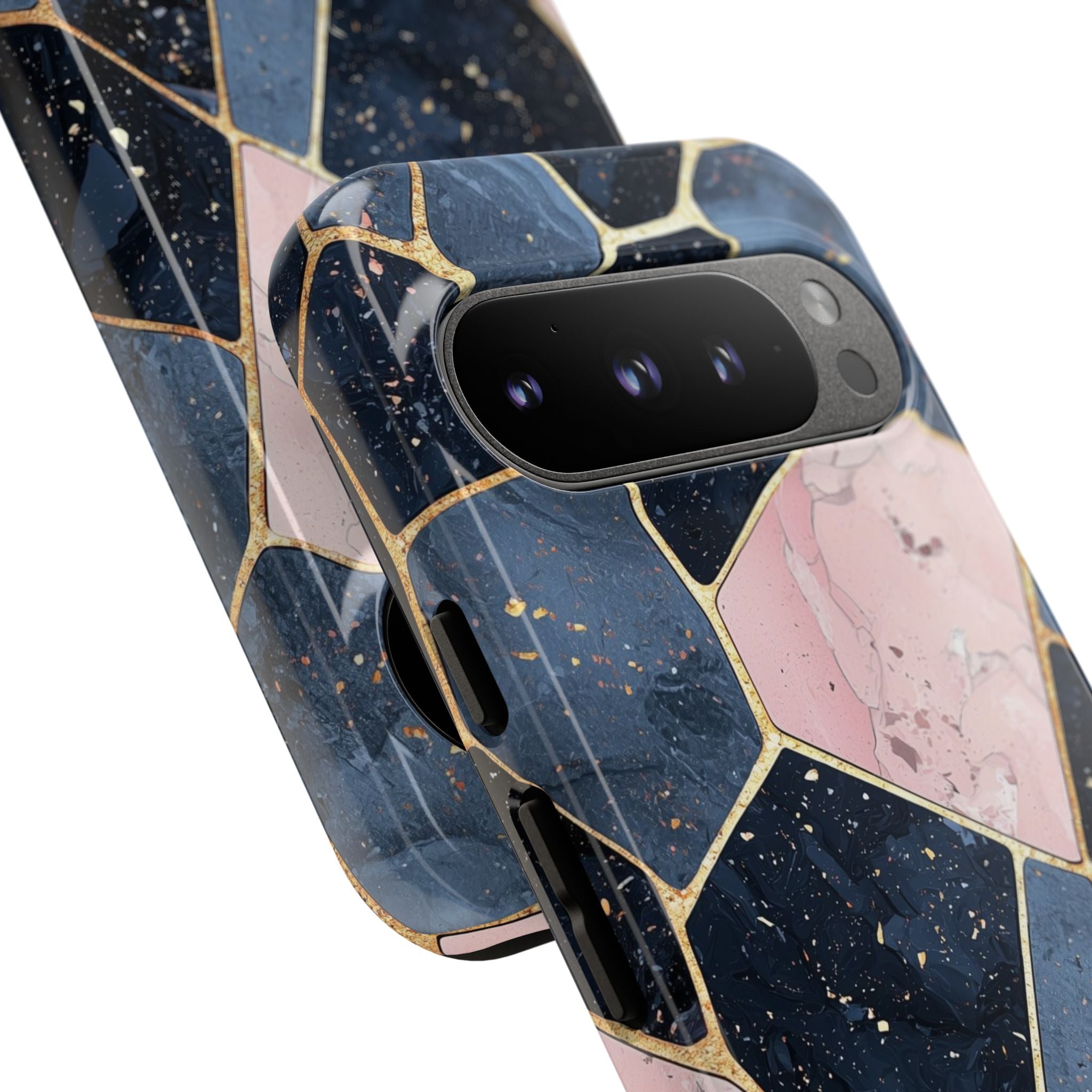 Golden Mosaik Google Pixel 9 Pro Case - Tough