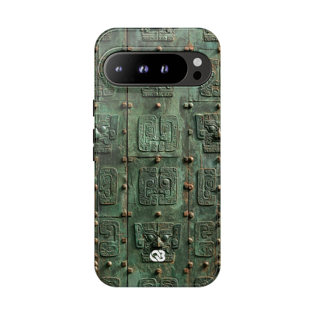 Dynastic Bronze Relief · Tough Phone Case for Pixel · Green