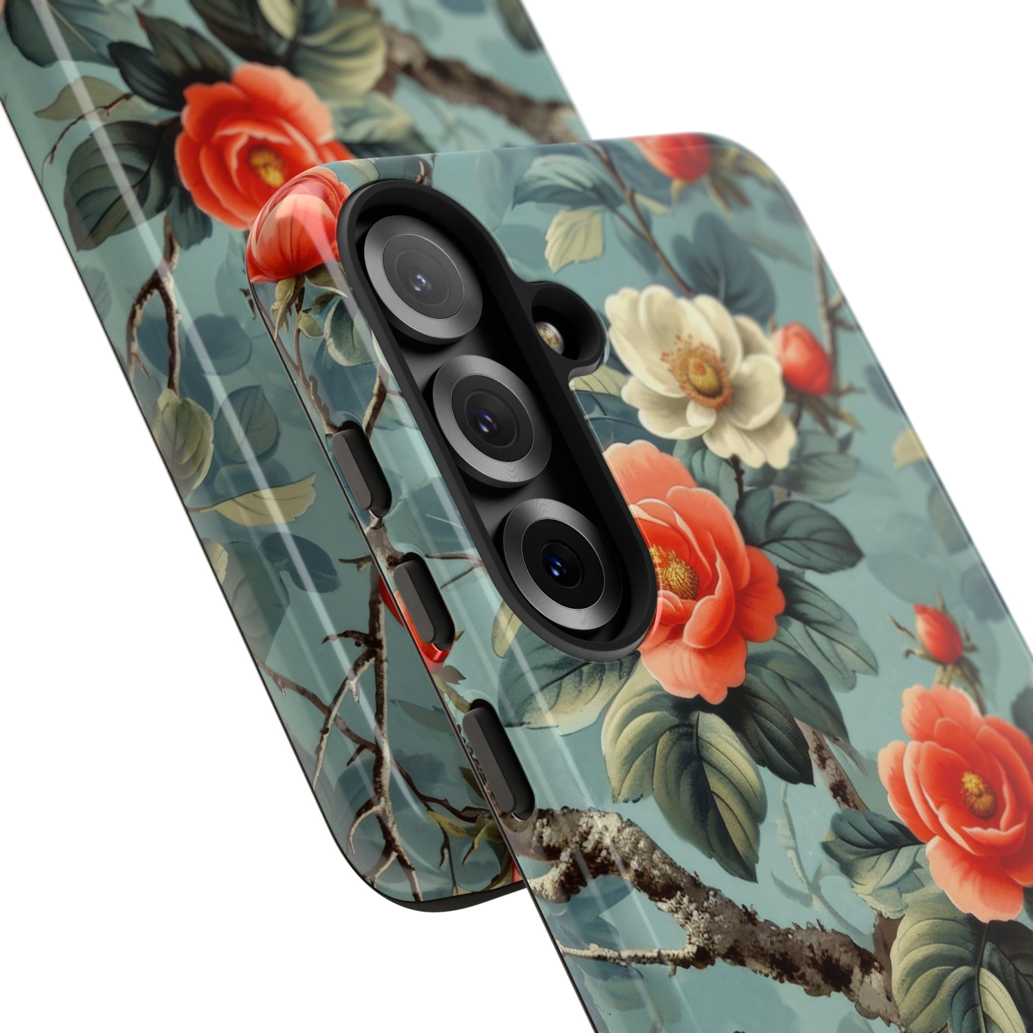 Coral Bloom Samsung S25 Plus Case - Tough