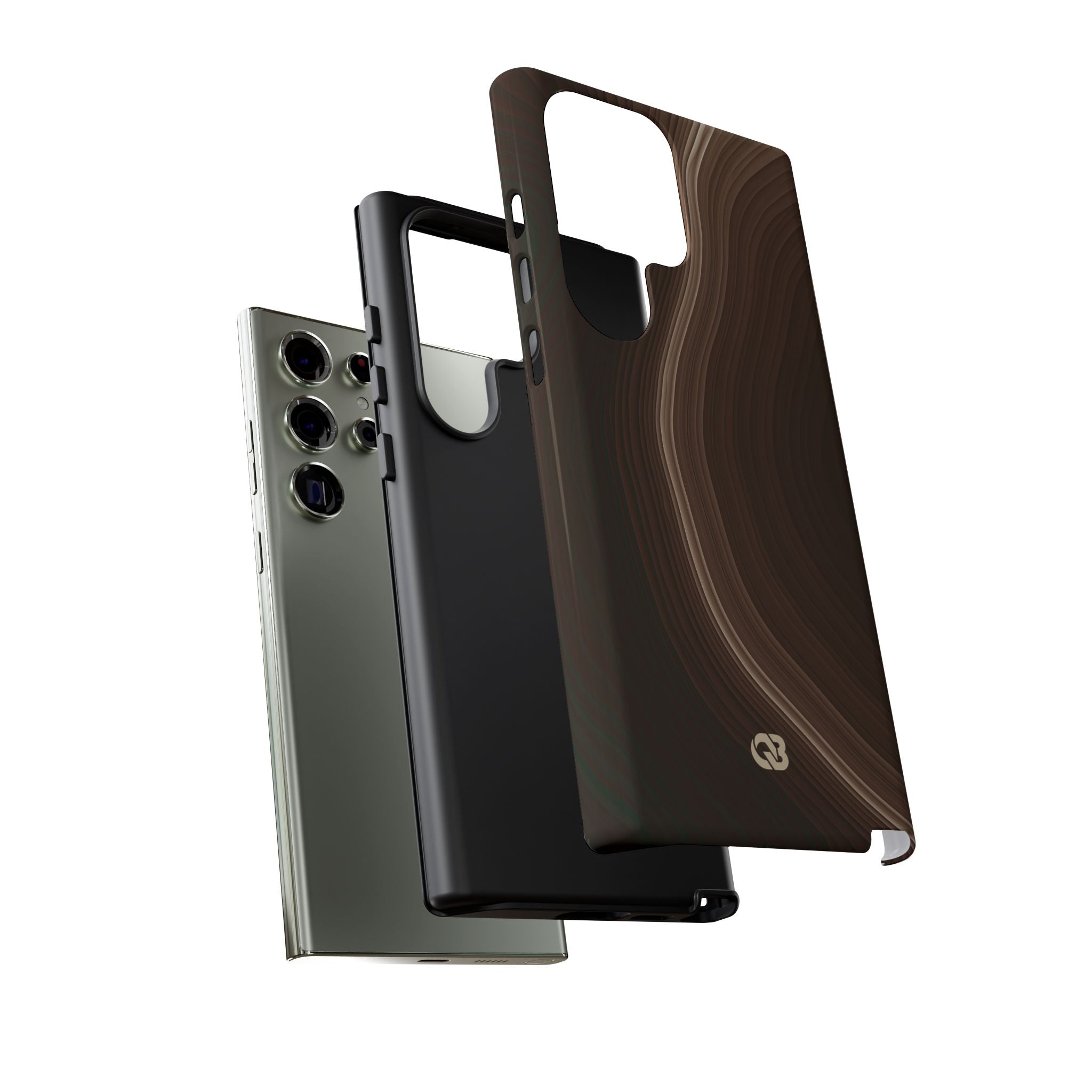 Brown Tough Phone Case for Samsung - Bronzed Canyon Relief