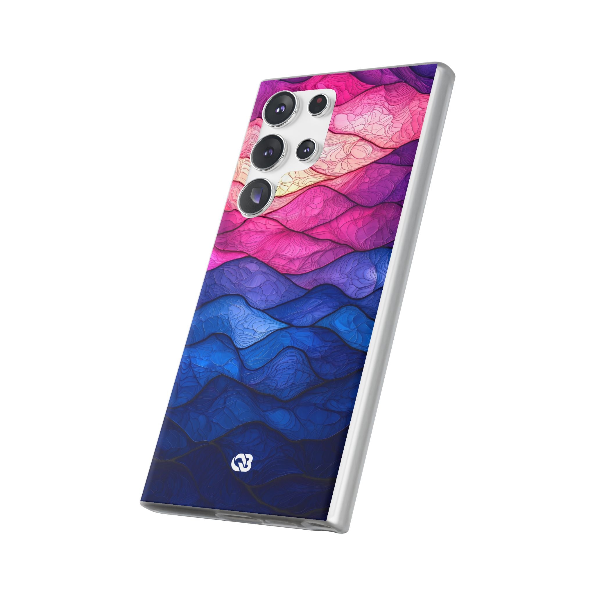 Electric Ridge Flow · Soft Phone Case for Samsung