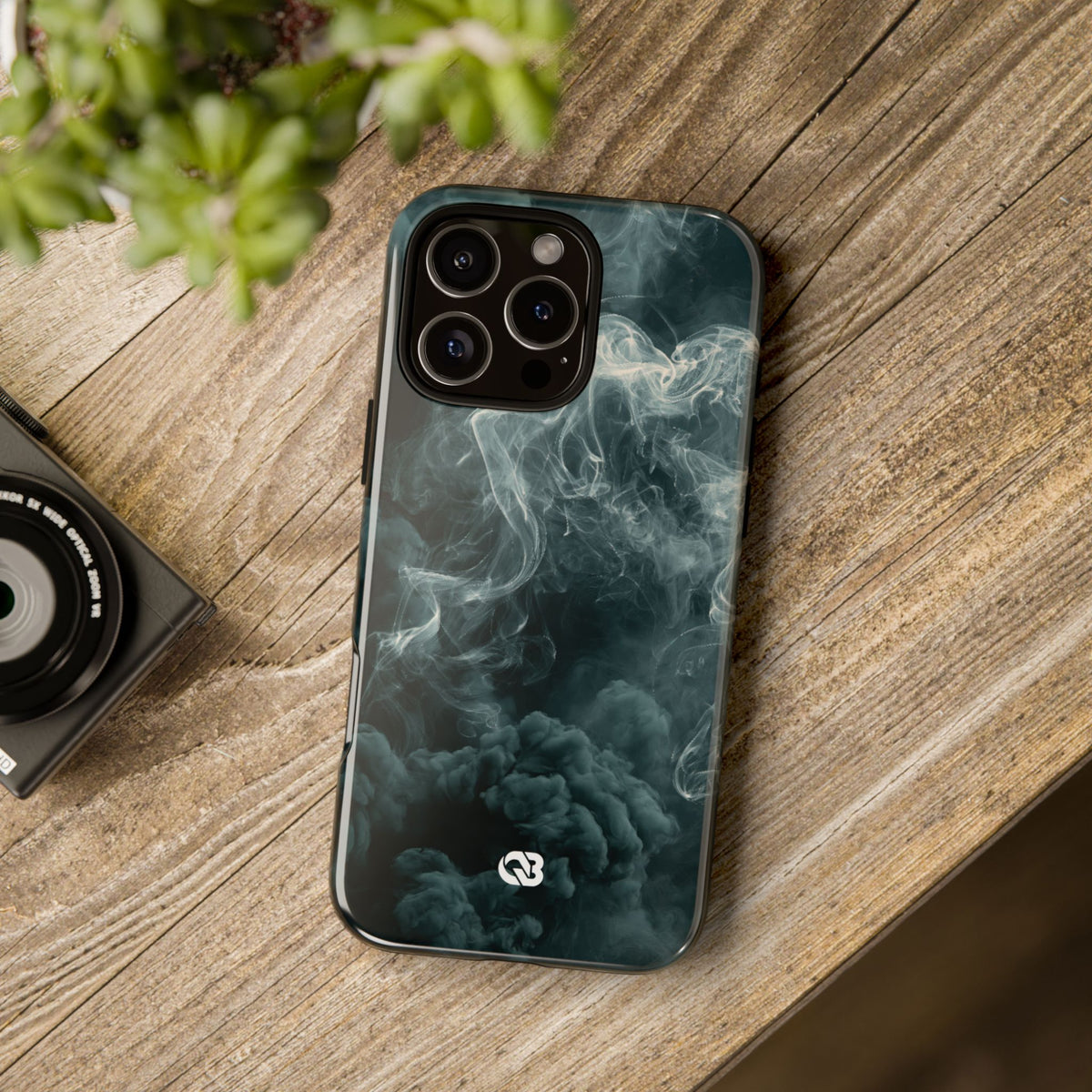 Luminescent Vapor Drift · Tough Phone Case for iPhone · Teal