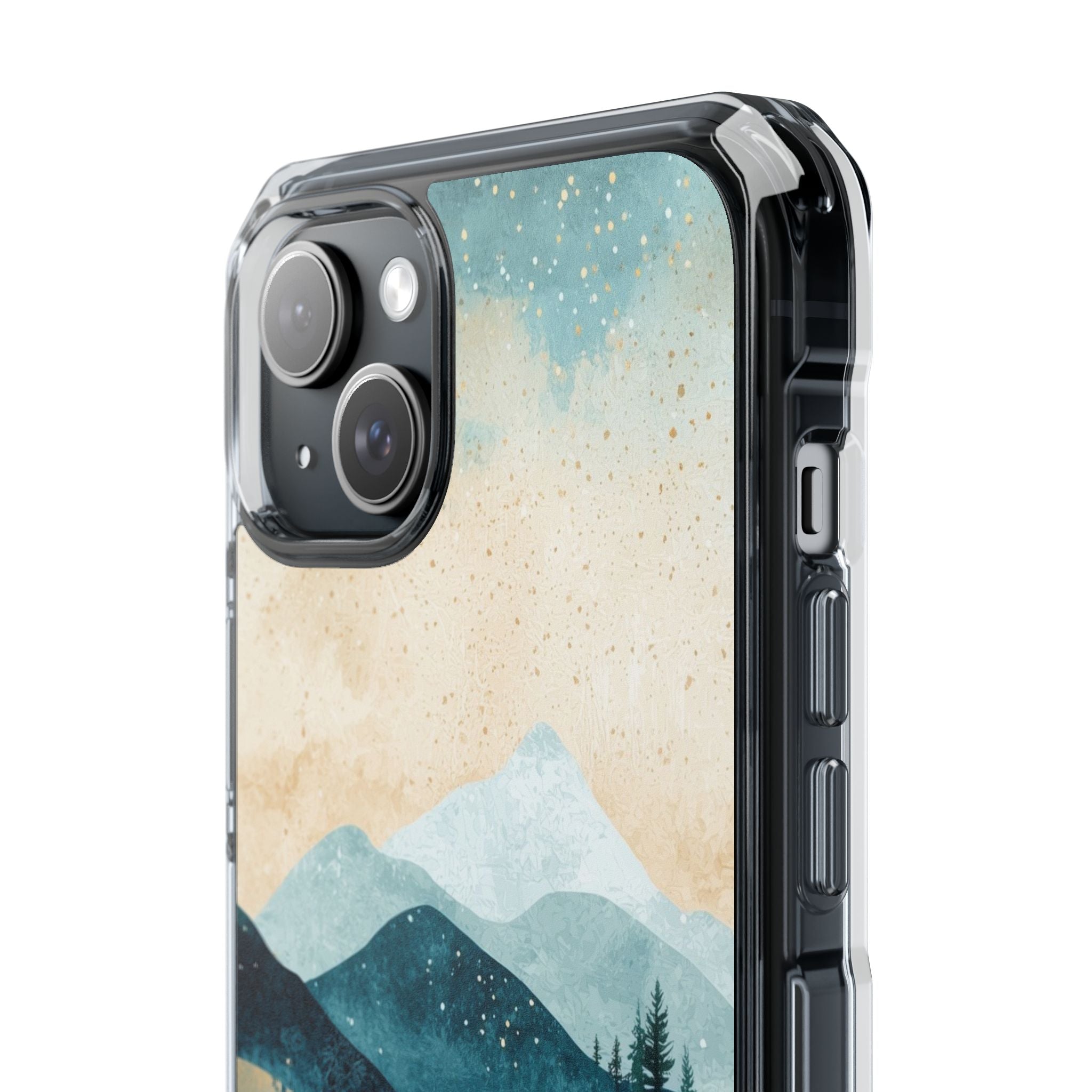 Moonlit Mountains iPhone 15 Plus Case - Impact