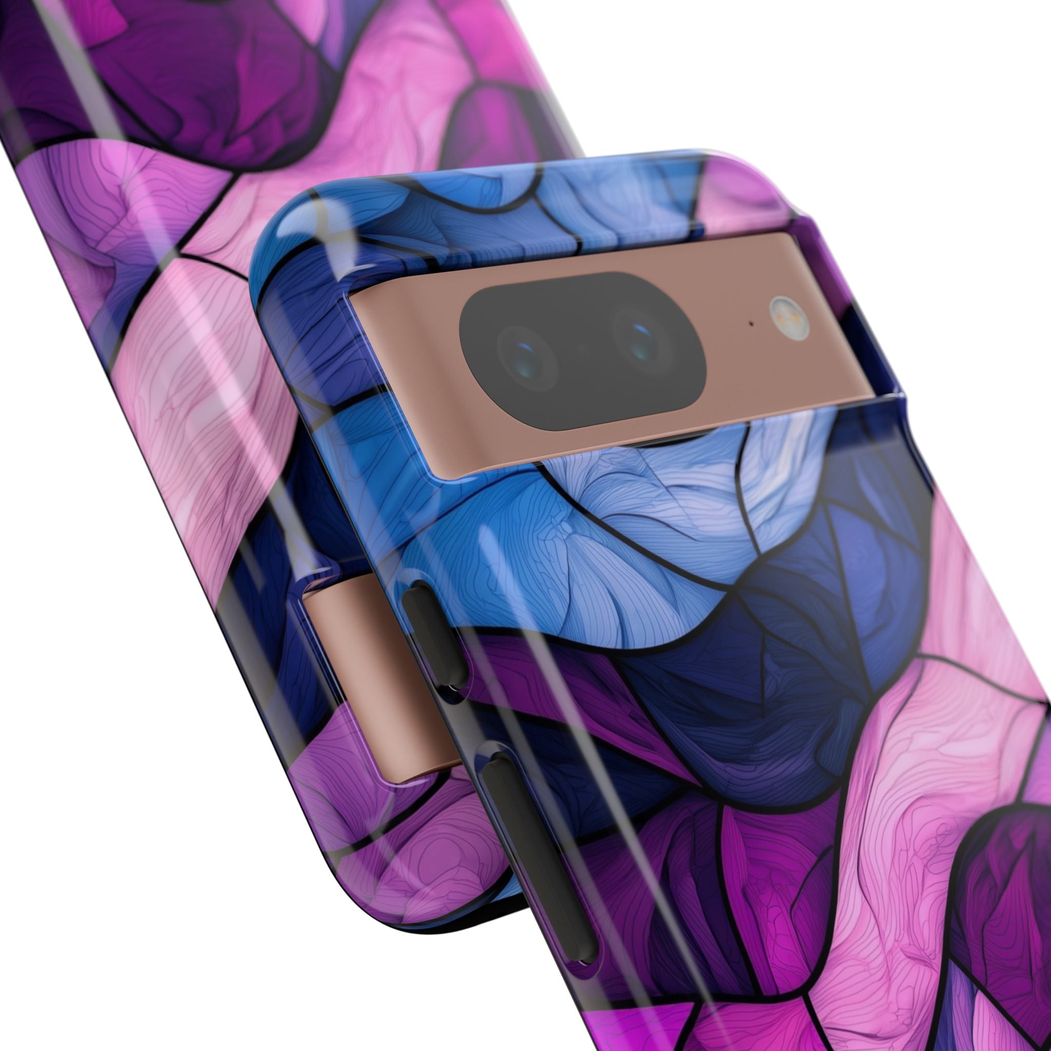 Wellenartiges Leuchten Google Pixel 8 Case - Tough