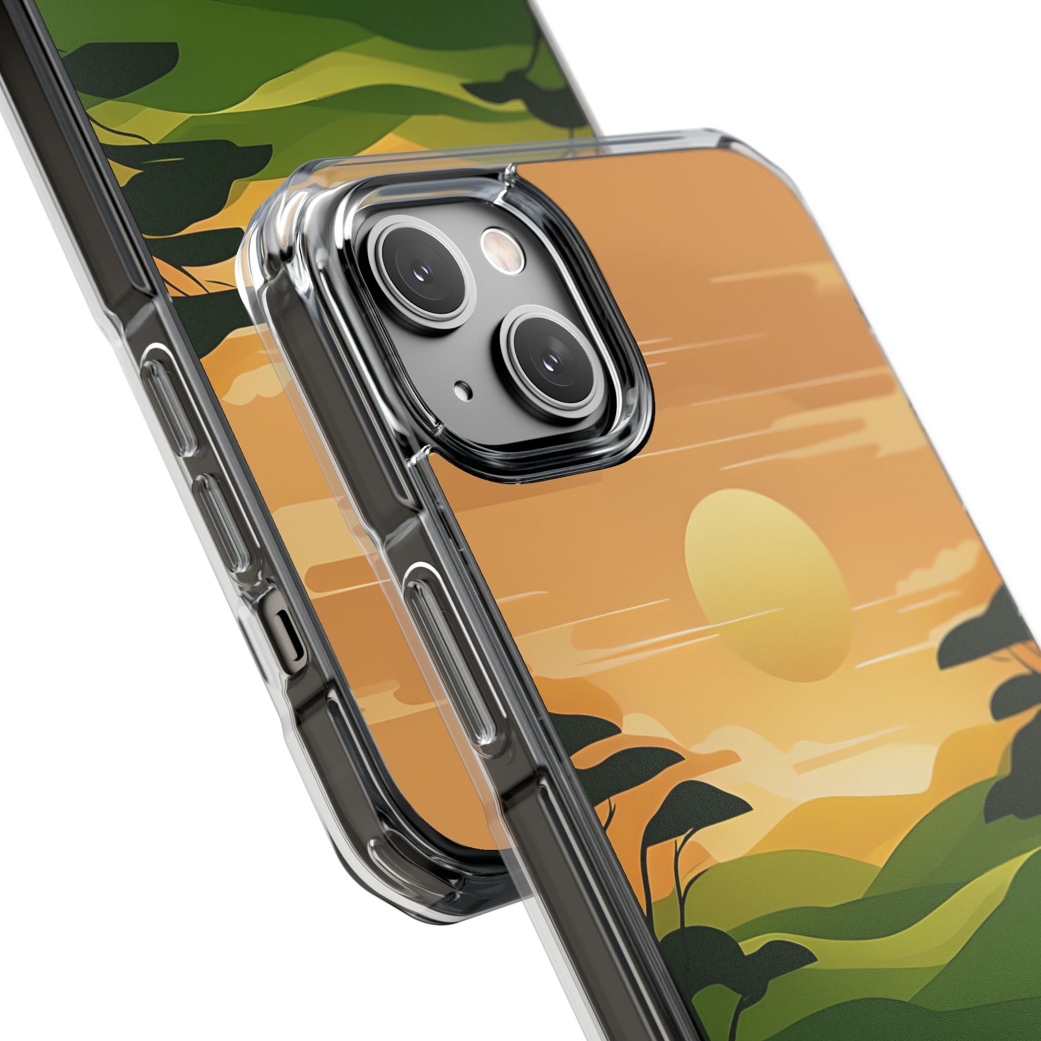 Verdant Horizon Sun · Impact Phone Case for iPhone · Magsafe
