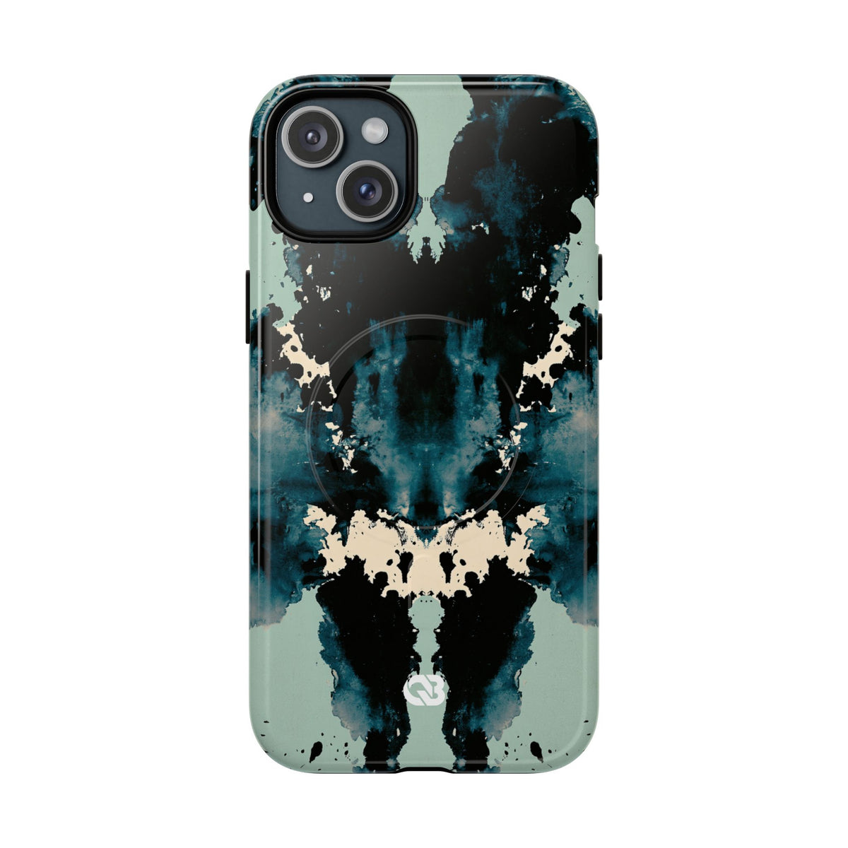 Rorschach Ink Void · Tough 2.0 Magnetic Phone Case for iPhone · Black