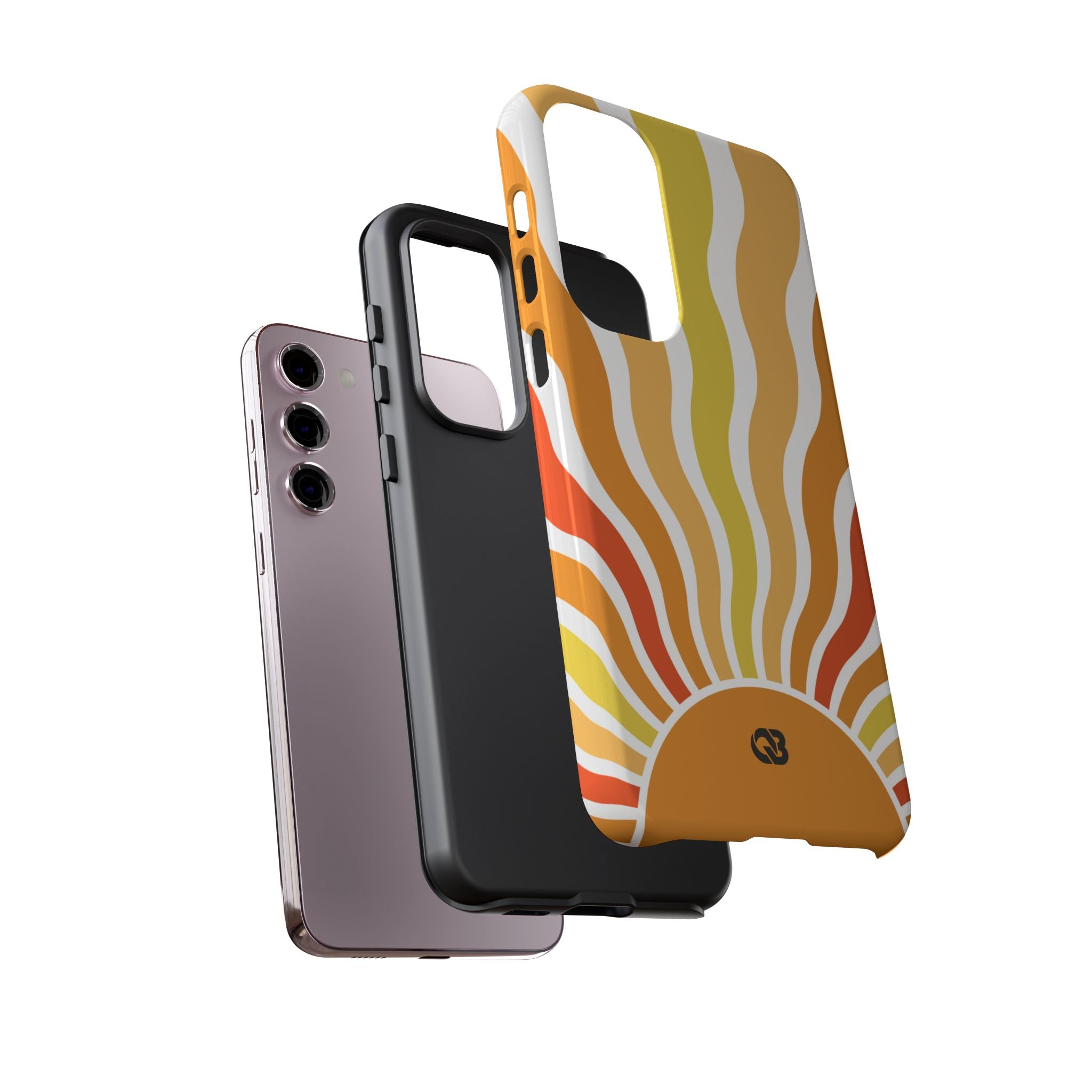 Amber Solar Waves · Tough Phone Case for Samsung