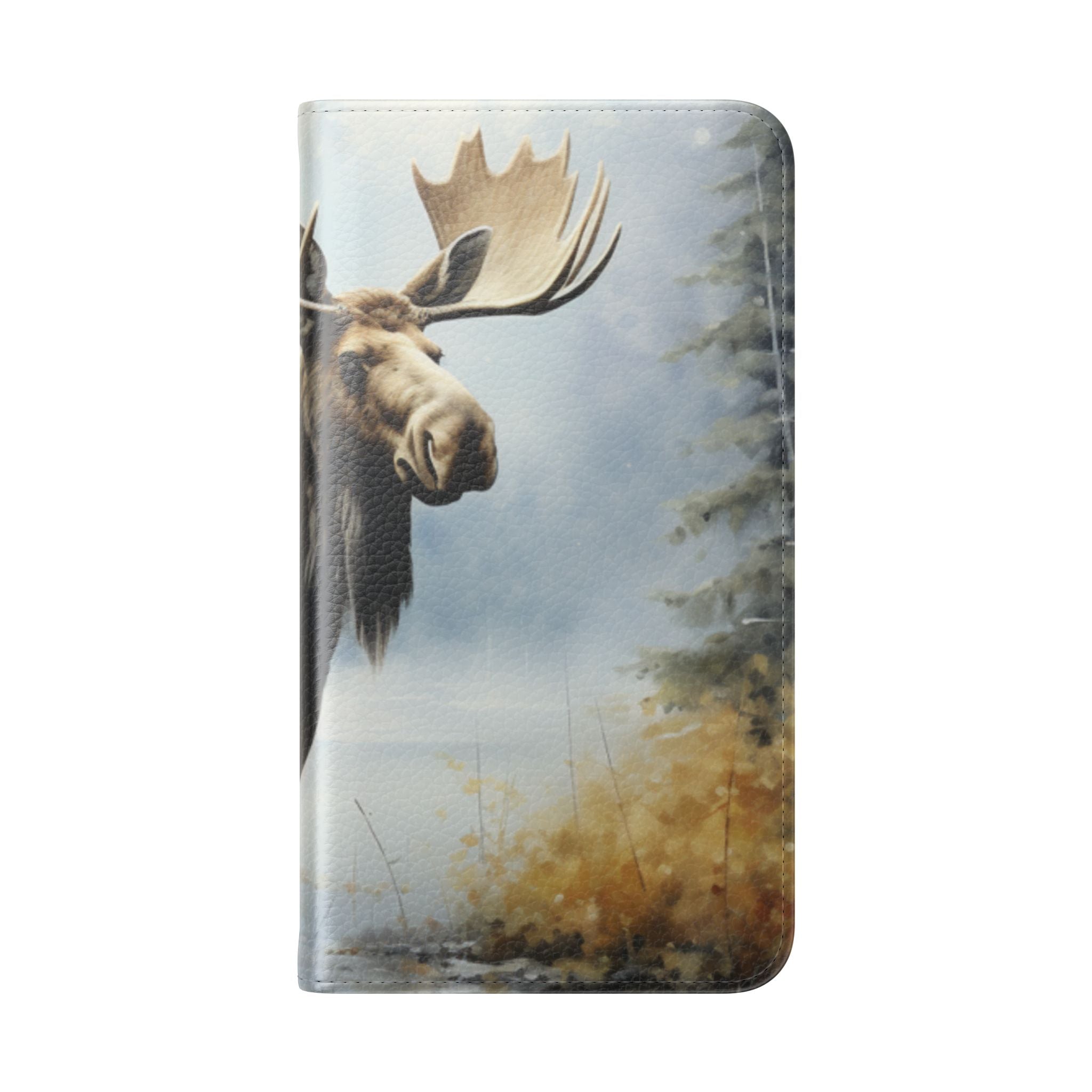 Misty Moose Reflection - Samsung S23 Case - Wallet