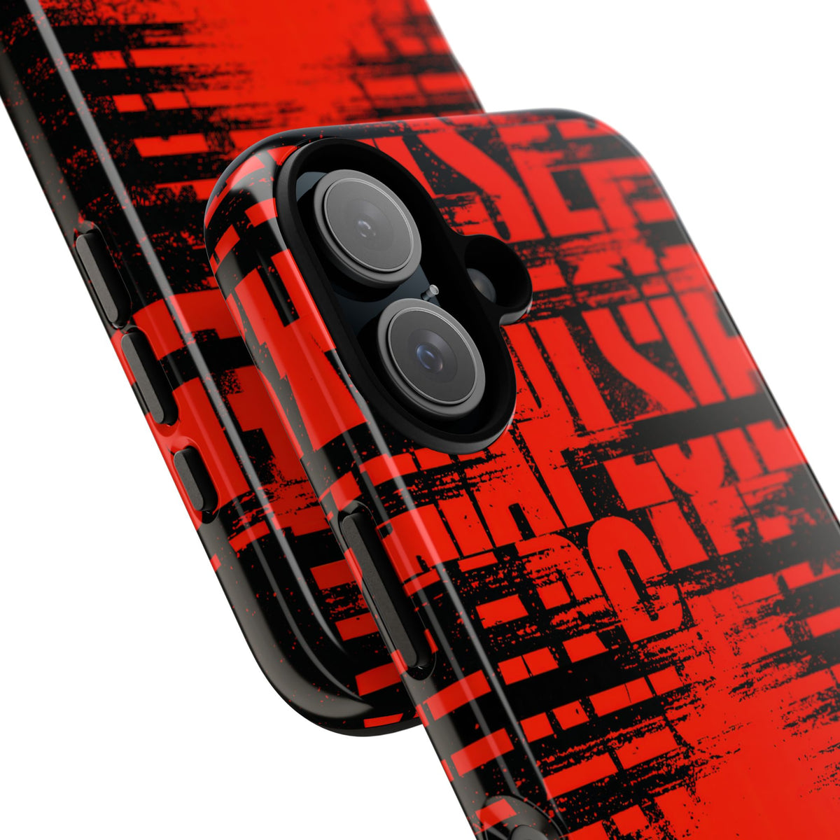 Crimson Redaction · Tough Phone Case for iPhone · Black
