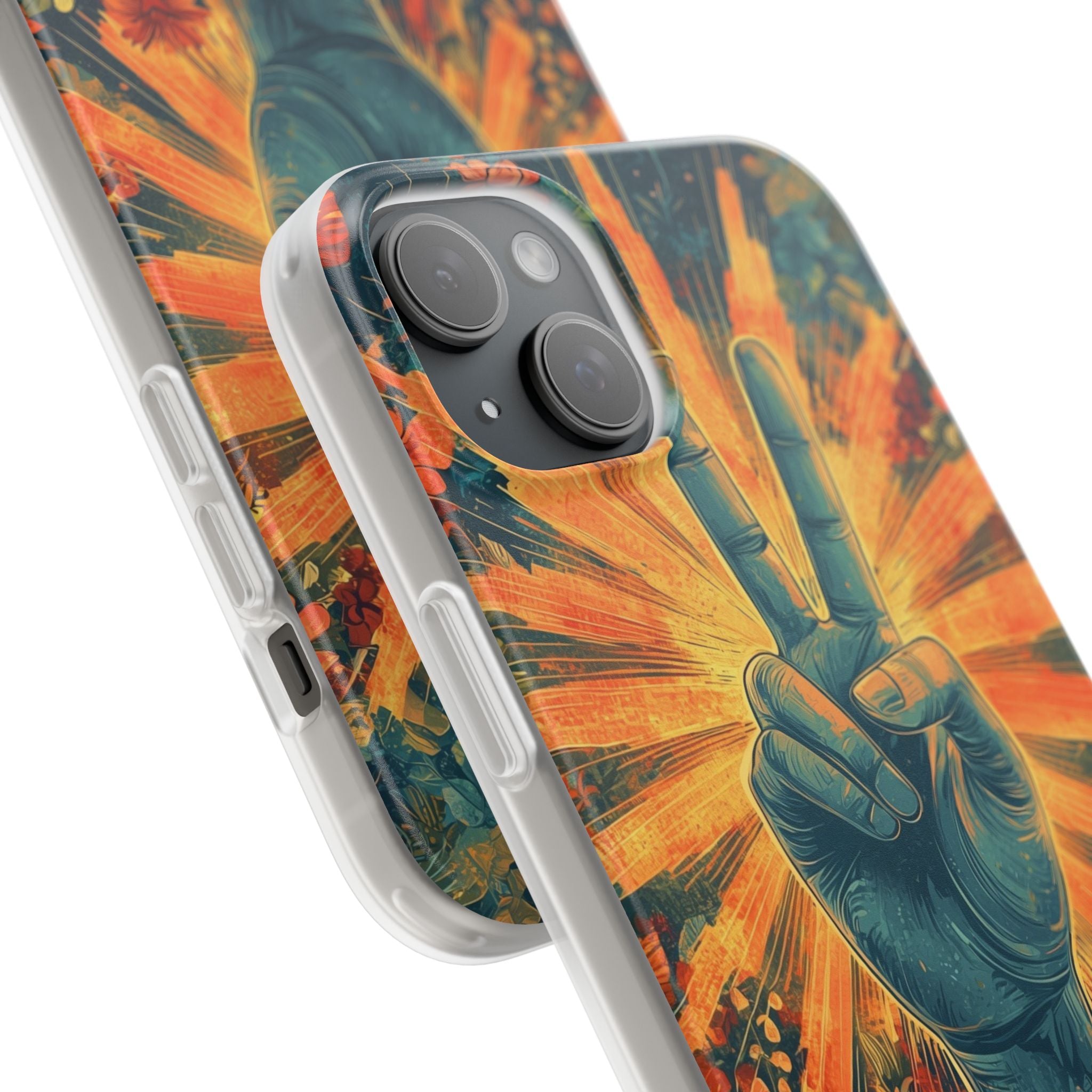 Radiant Peace Bloom · Soft Phone Case for iPhone