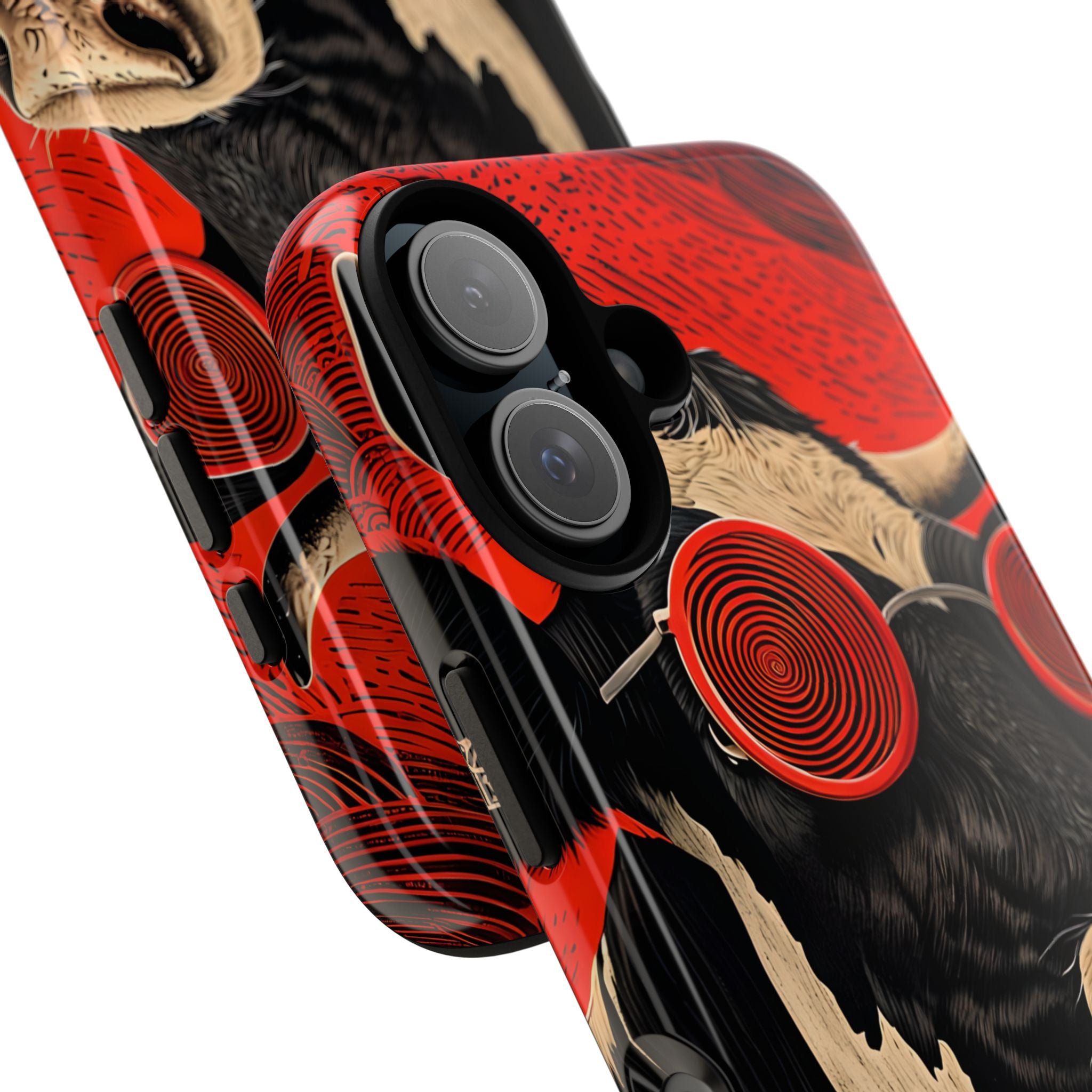 Hypnotic Cow iPhone 16 Case - Tough