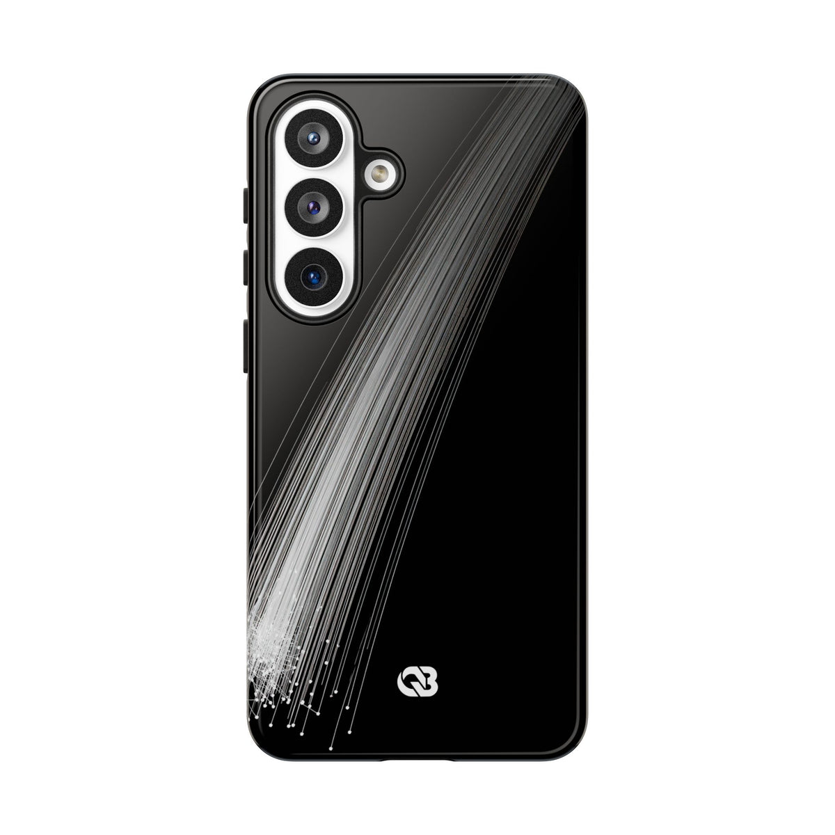 Black Tough Phone Case for Samsung - Linear Velocity Beam