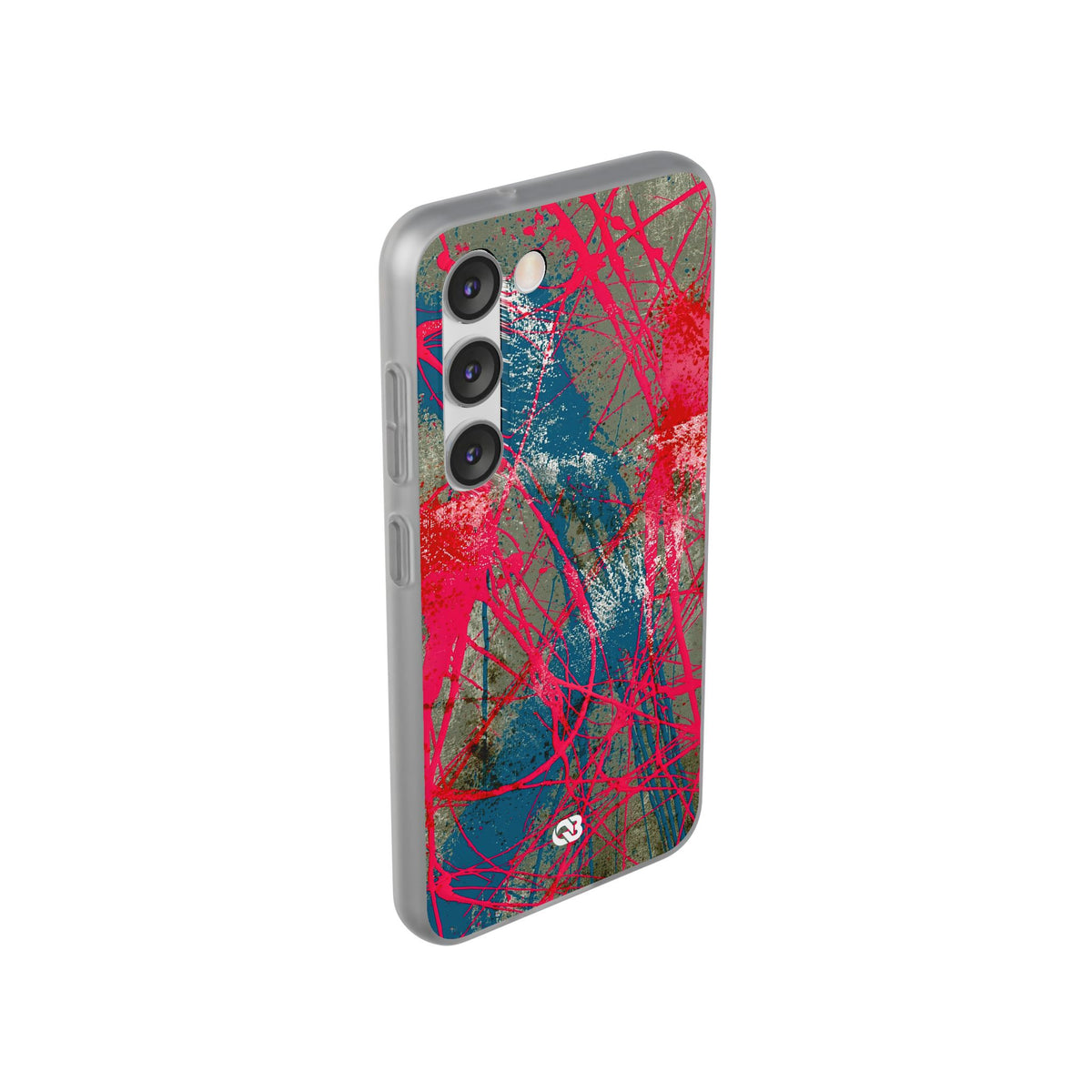 Neon Static Drip · Lite Phone Case for Samsung · Pink