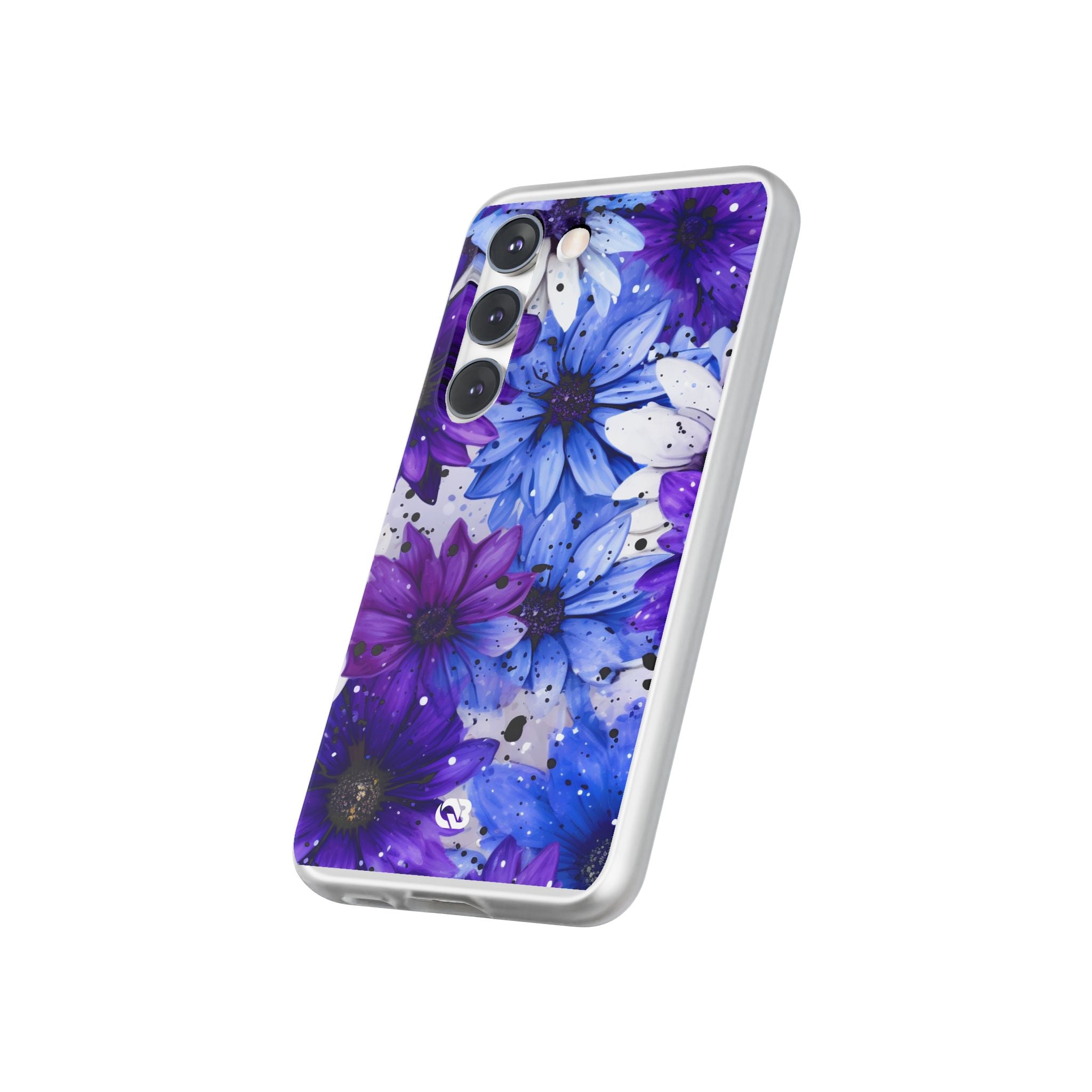 Ink Splatter Blooms · Soft Phone Case for Samsung