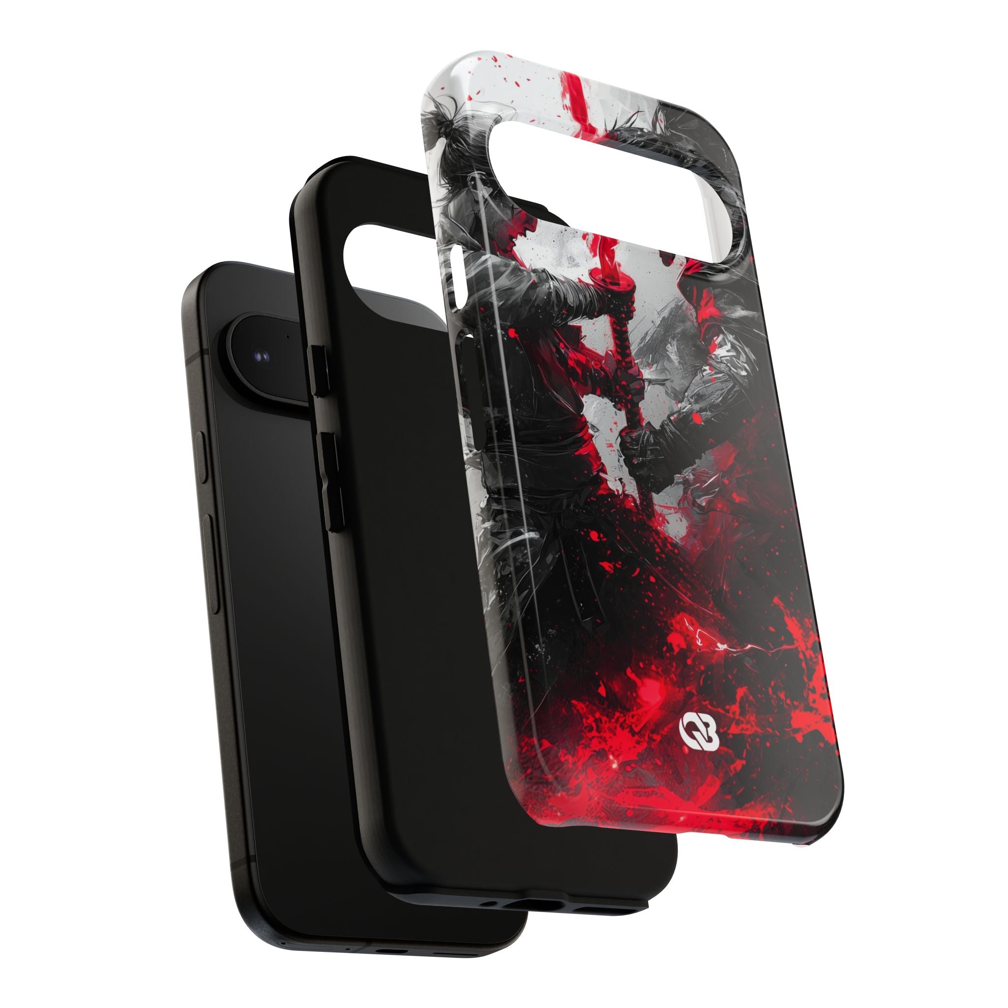 Shattered Crimson Duel · Tough Phone Case for Google Pixel