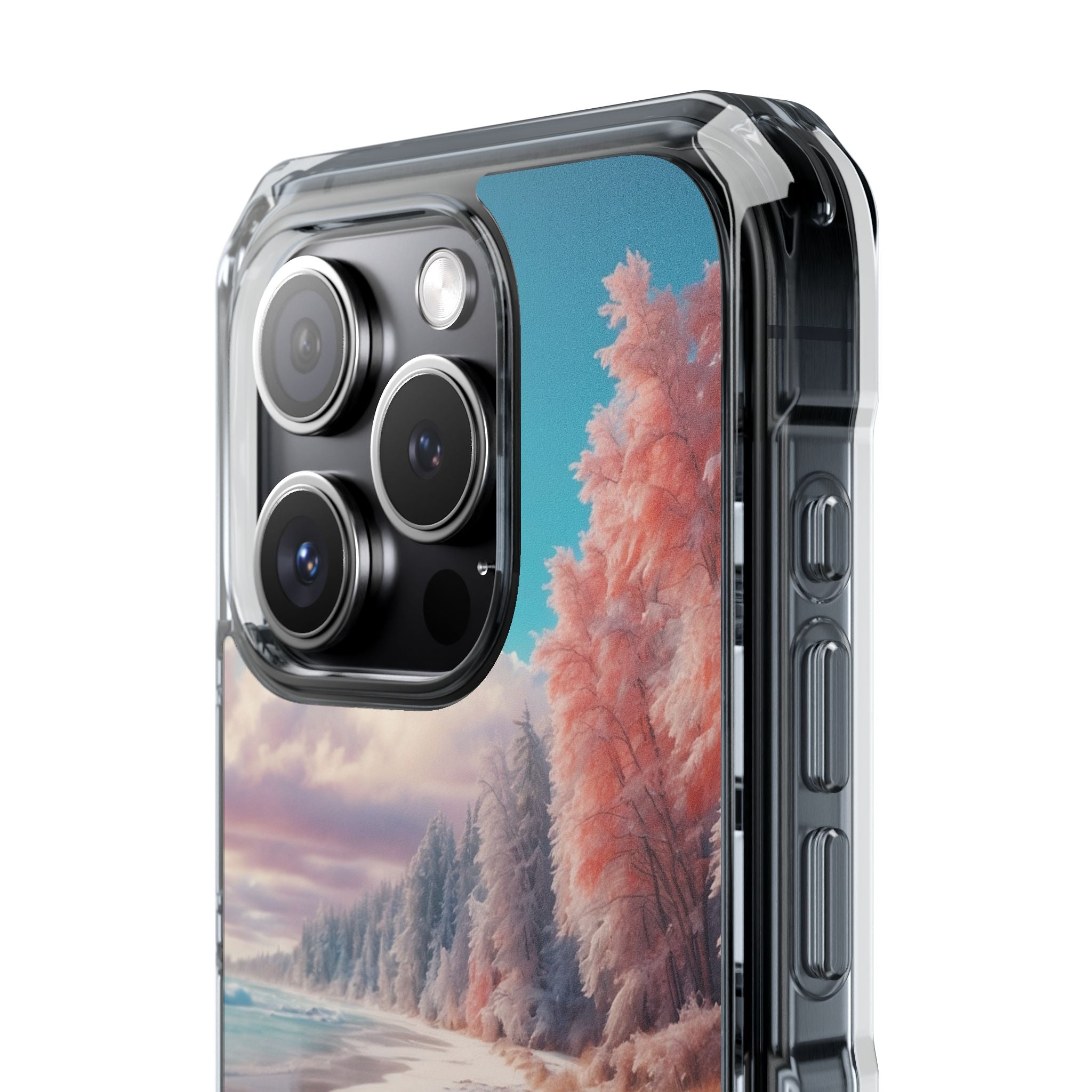 Snowy Footprints iPhone 15 Pro Case - Impact