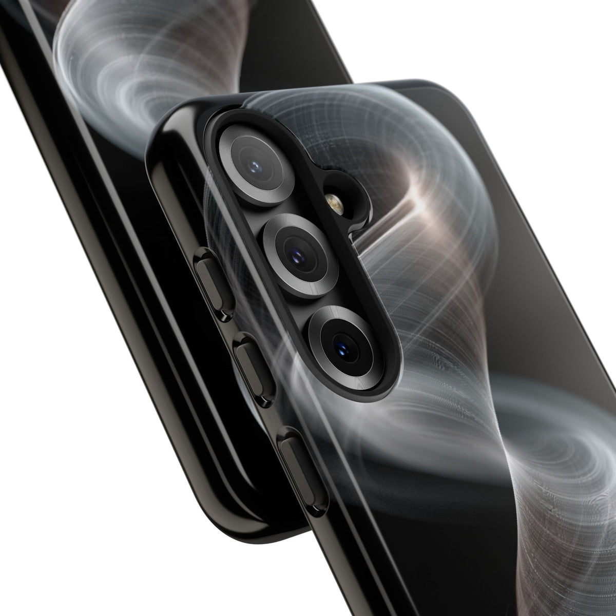 Luminous Vortex · Tough Phone Case for Samsung · Black