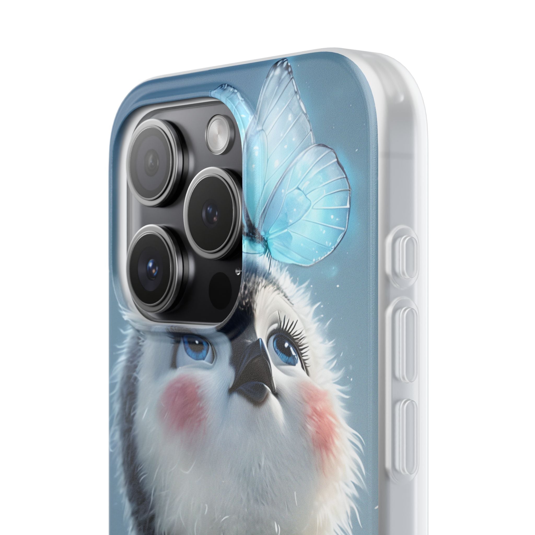 Frosty Penguin Glow · Soft Coque de téléphone pour iPhone