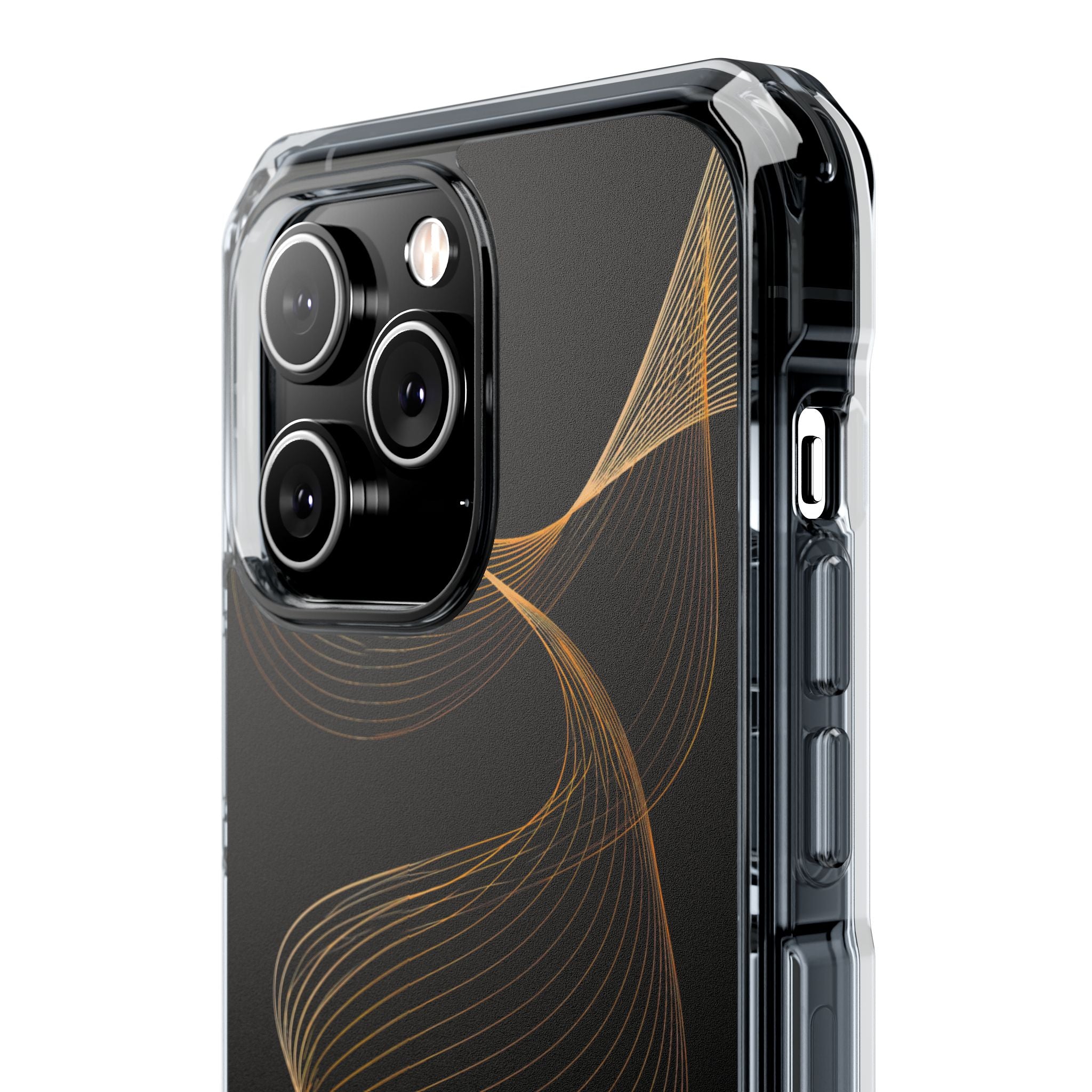Gold Impact MagSafe Phone Case for iPhone - Burnished Bronze Helix