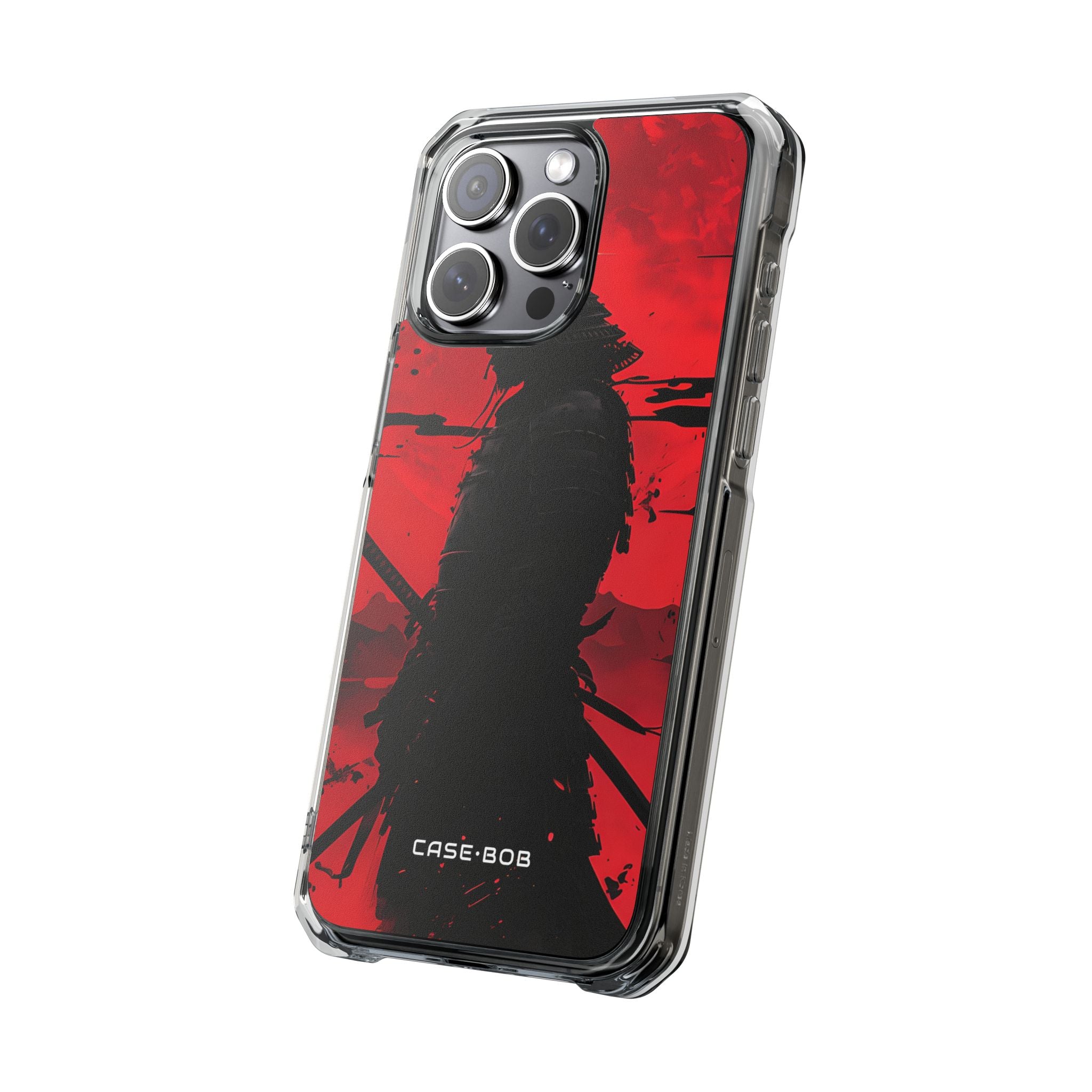 Crimson Samurai iPhone 15 Pro Max Case - Impact