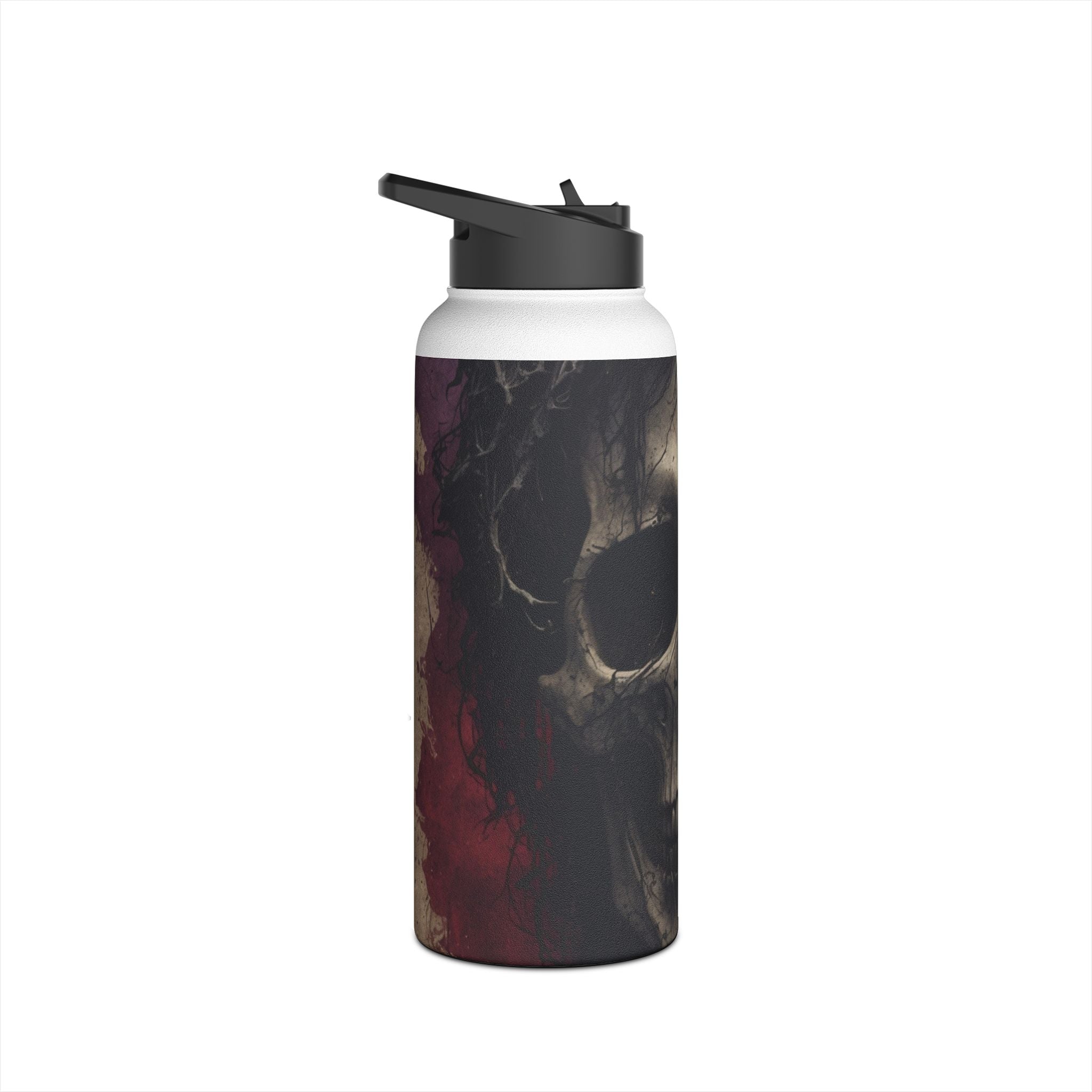Skull Thorn Crown - Stainless Steel Water Bottle