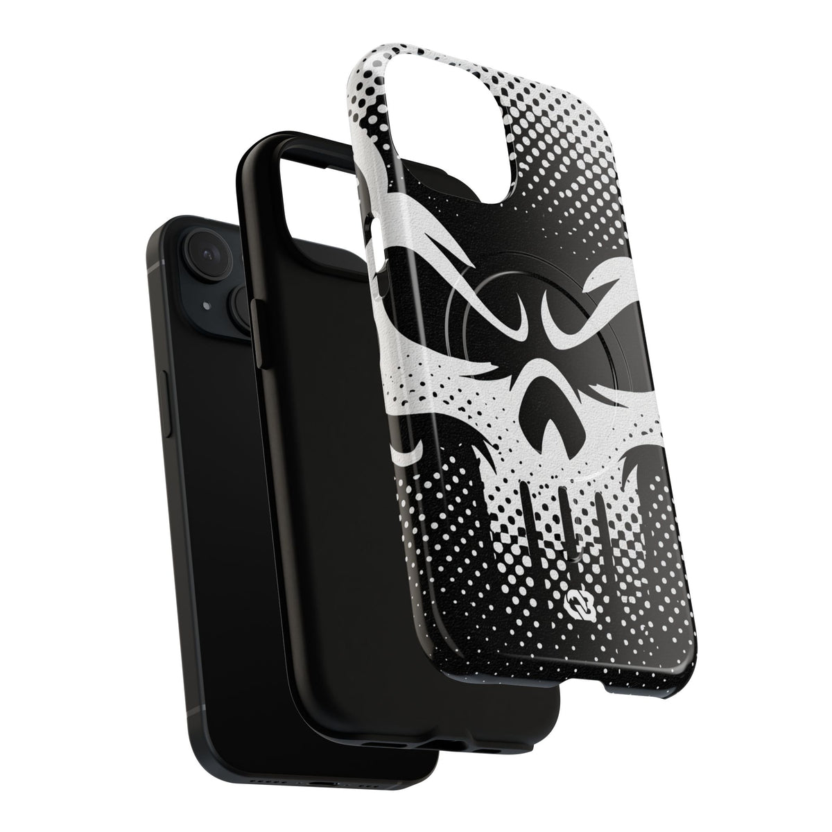 Phantom Halftone · Tough 2.0 Magnetic Phone Case for iPhone · Black