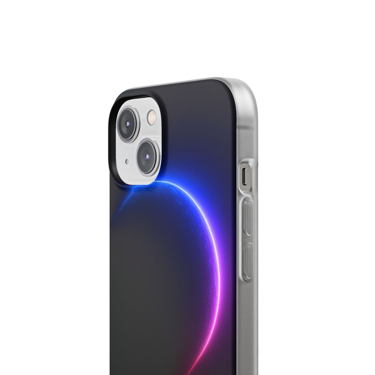 Luminous Eclipse · Lite Phone Case for iPhone · Black