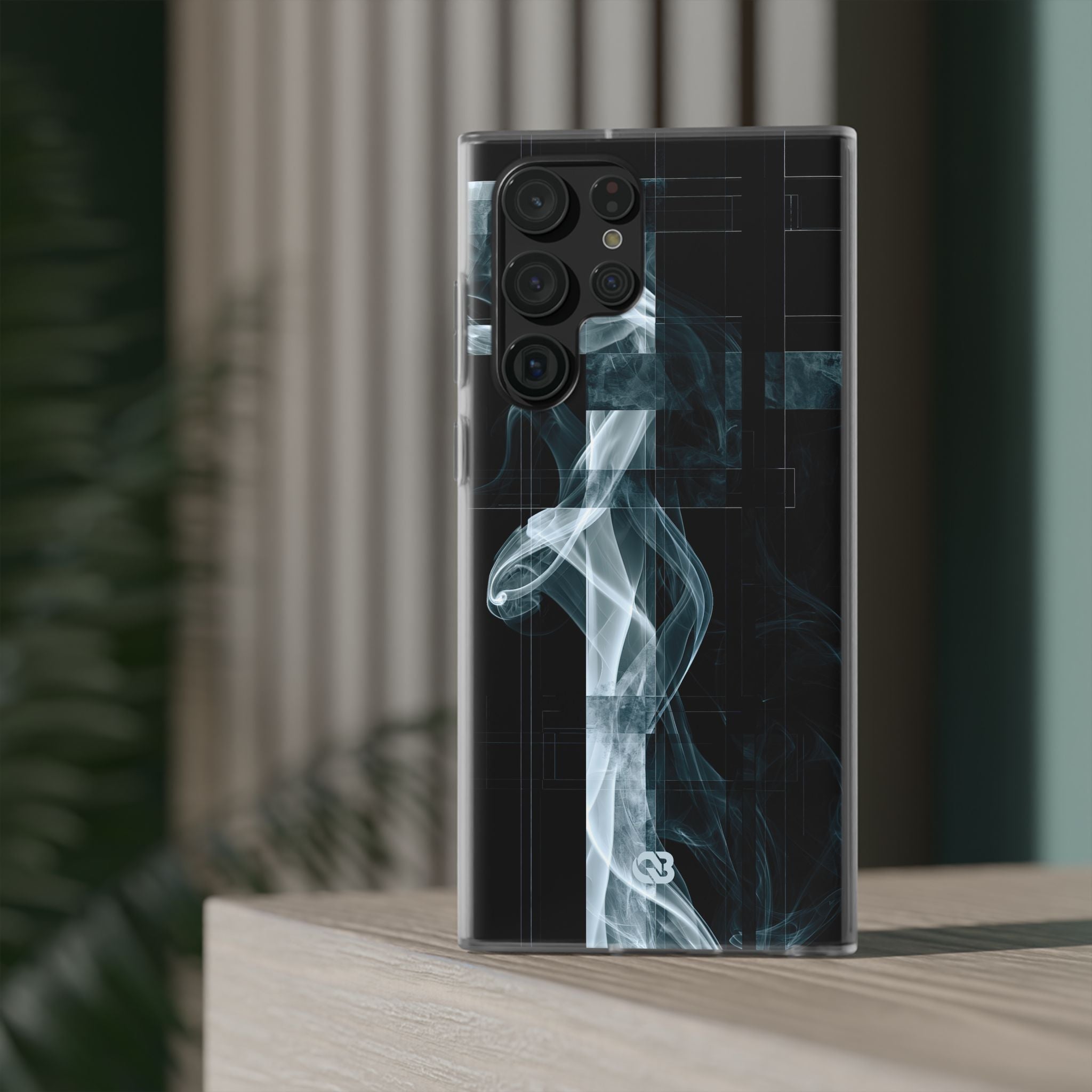 Black Lite Phone Case for Samsung - Arctic Vapor Grid